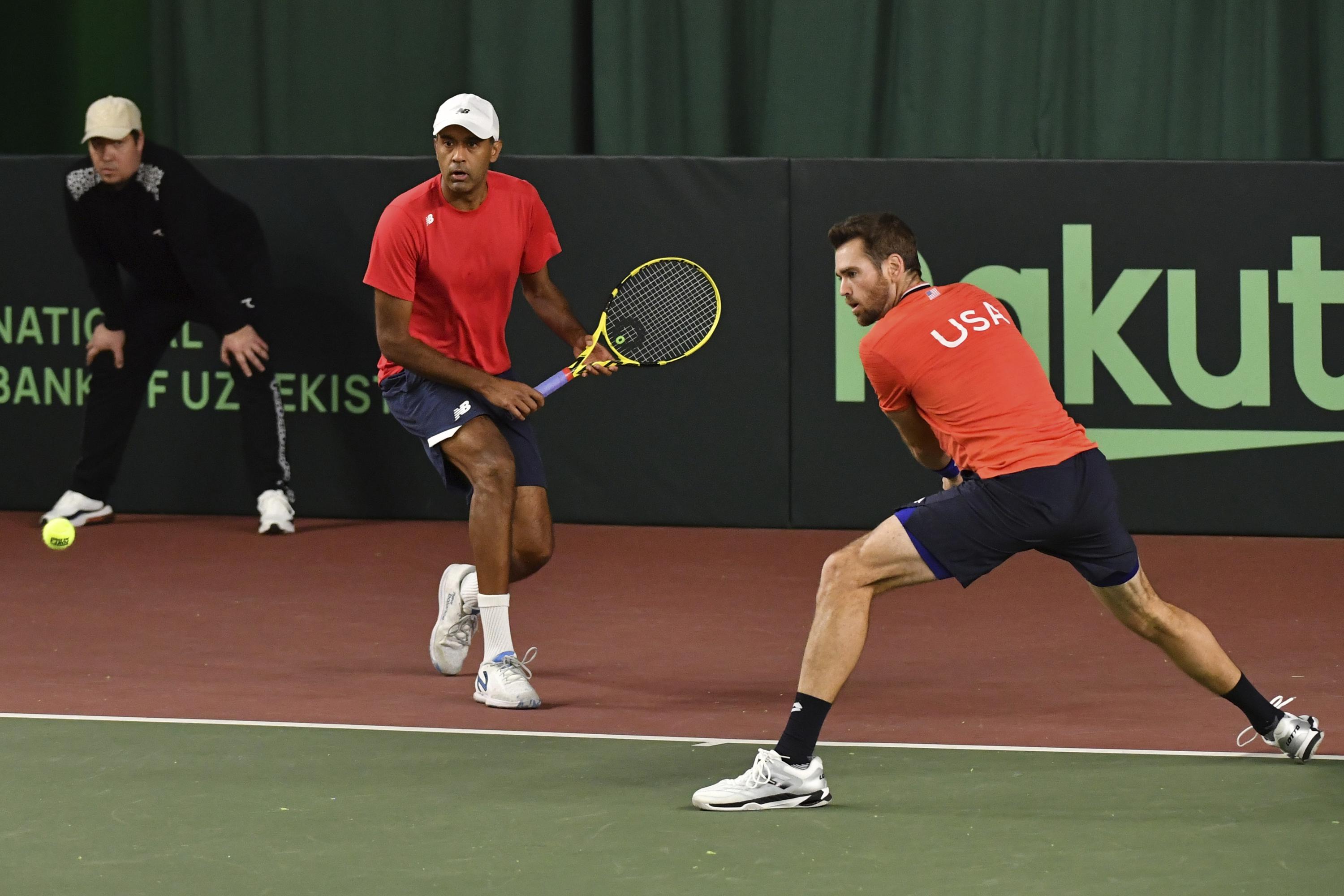 US sweeps Uzbekistan, advances to group stage in Davis Cup