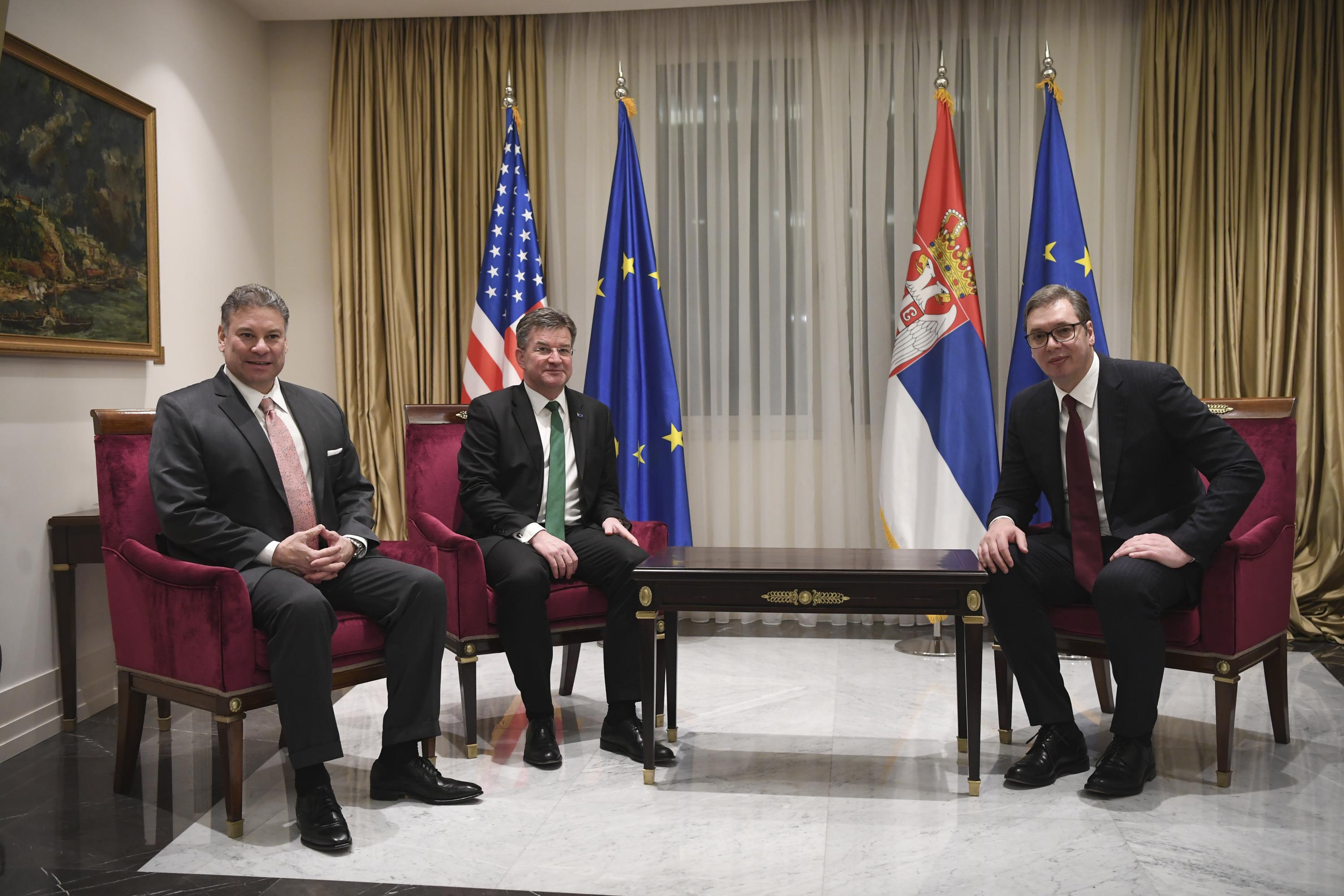 EU US Want Faster Progress In Serbia Kosovo Talks AP News   3000 