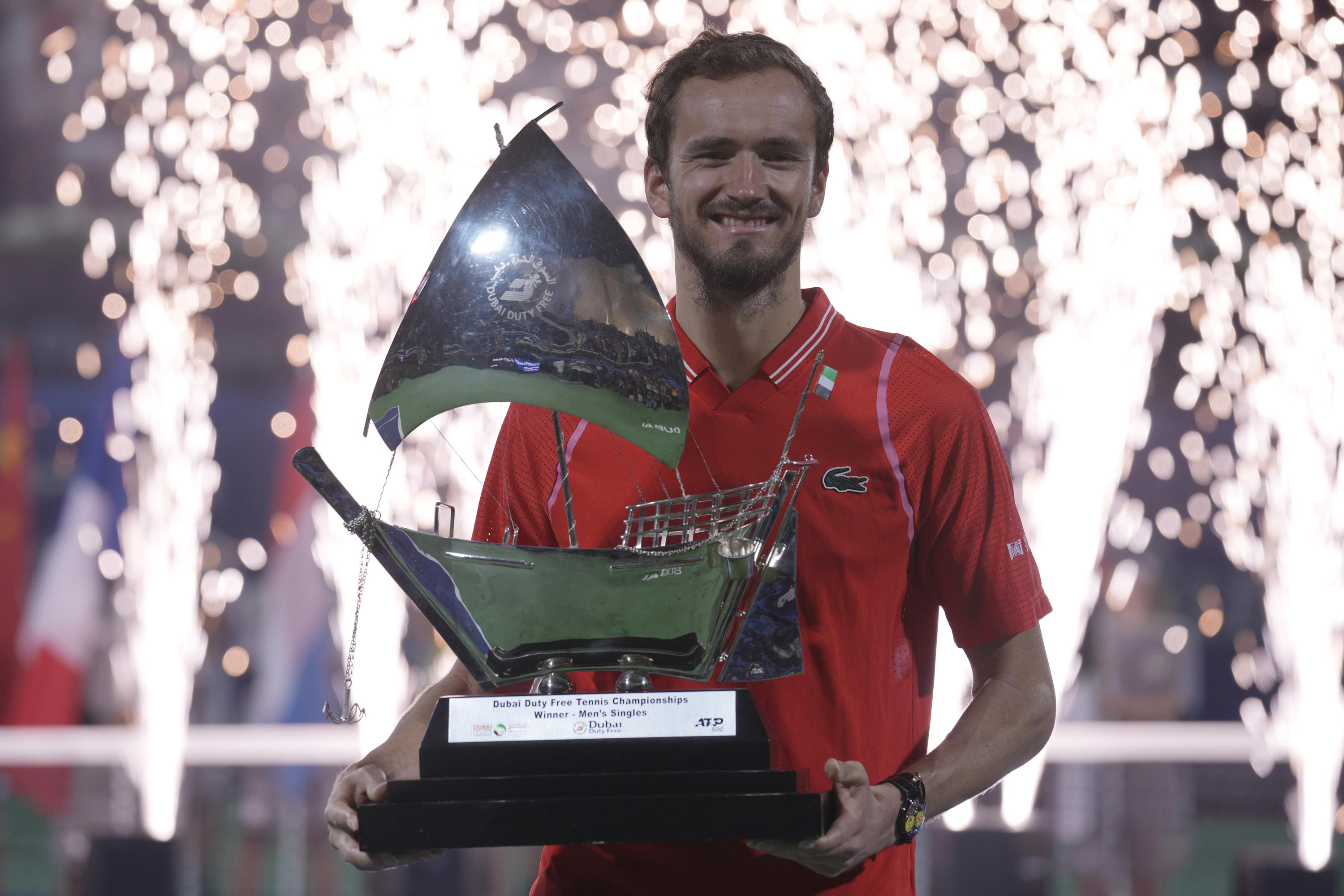 Dubai Championships: Medvedev tops Rublev in final