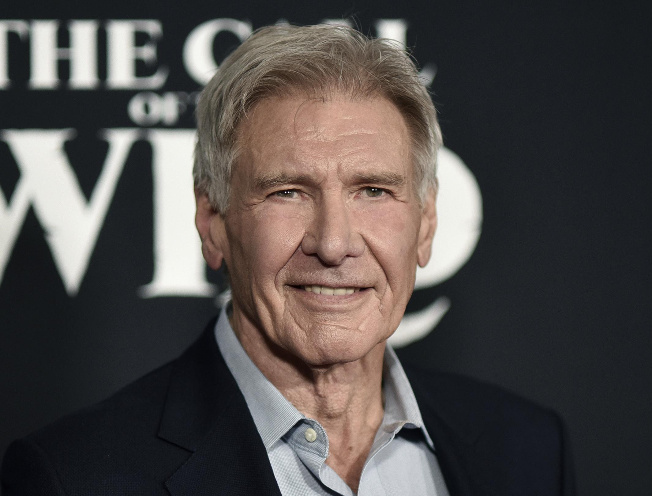 Harrison Ford attends the Cannes Film Festival premiere of the new