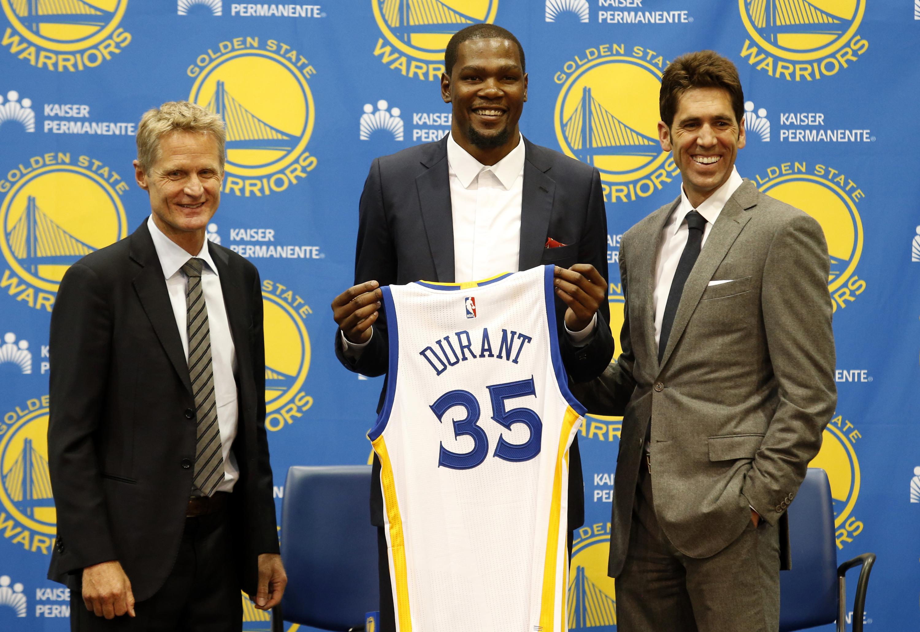 Kevin Durant agrees to 2-year deal with Warriors, per AP source – The  Denver Post