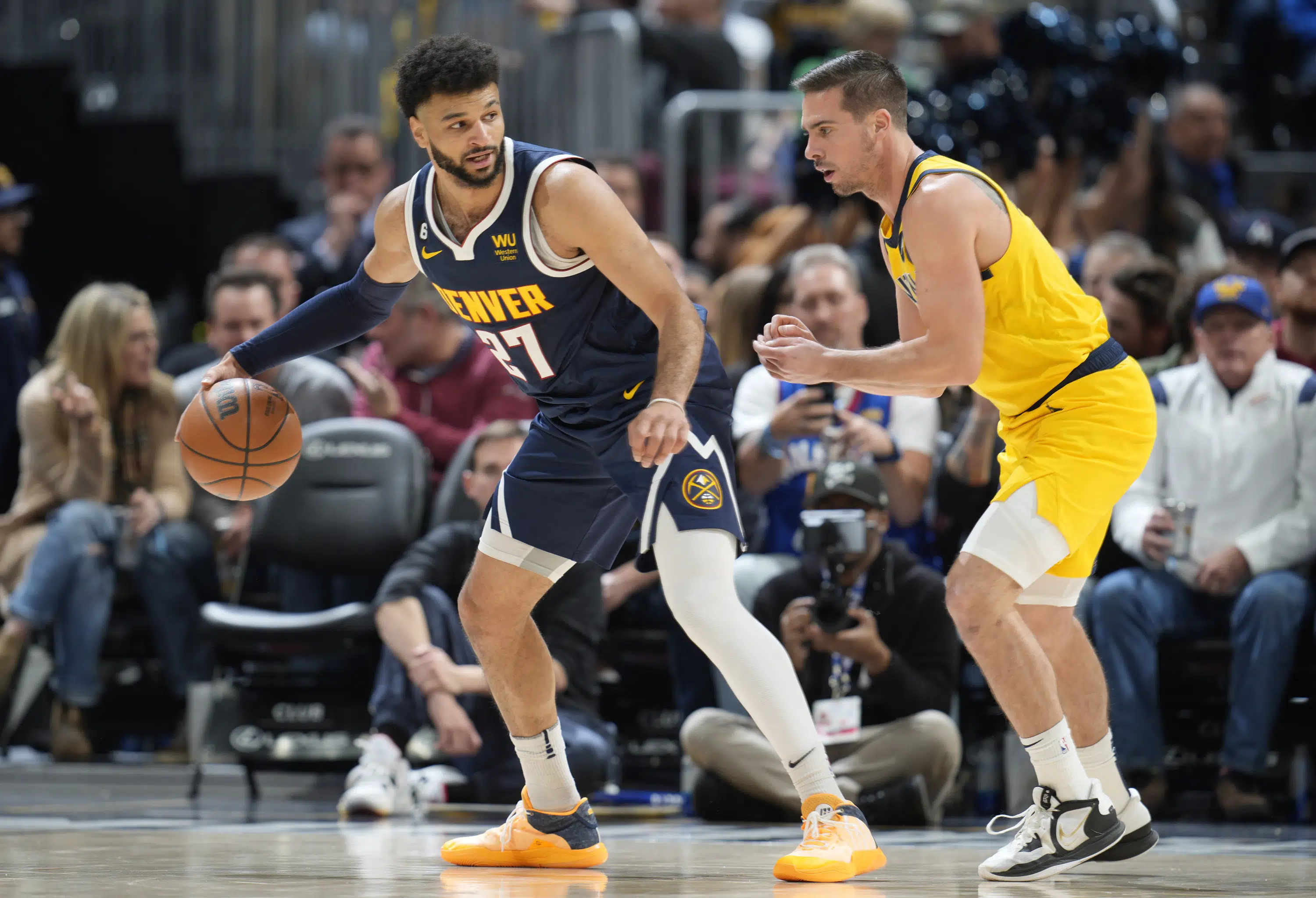 Murray gets 1st career triple-double, Nuggets rout Pacers