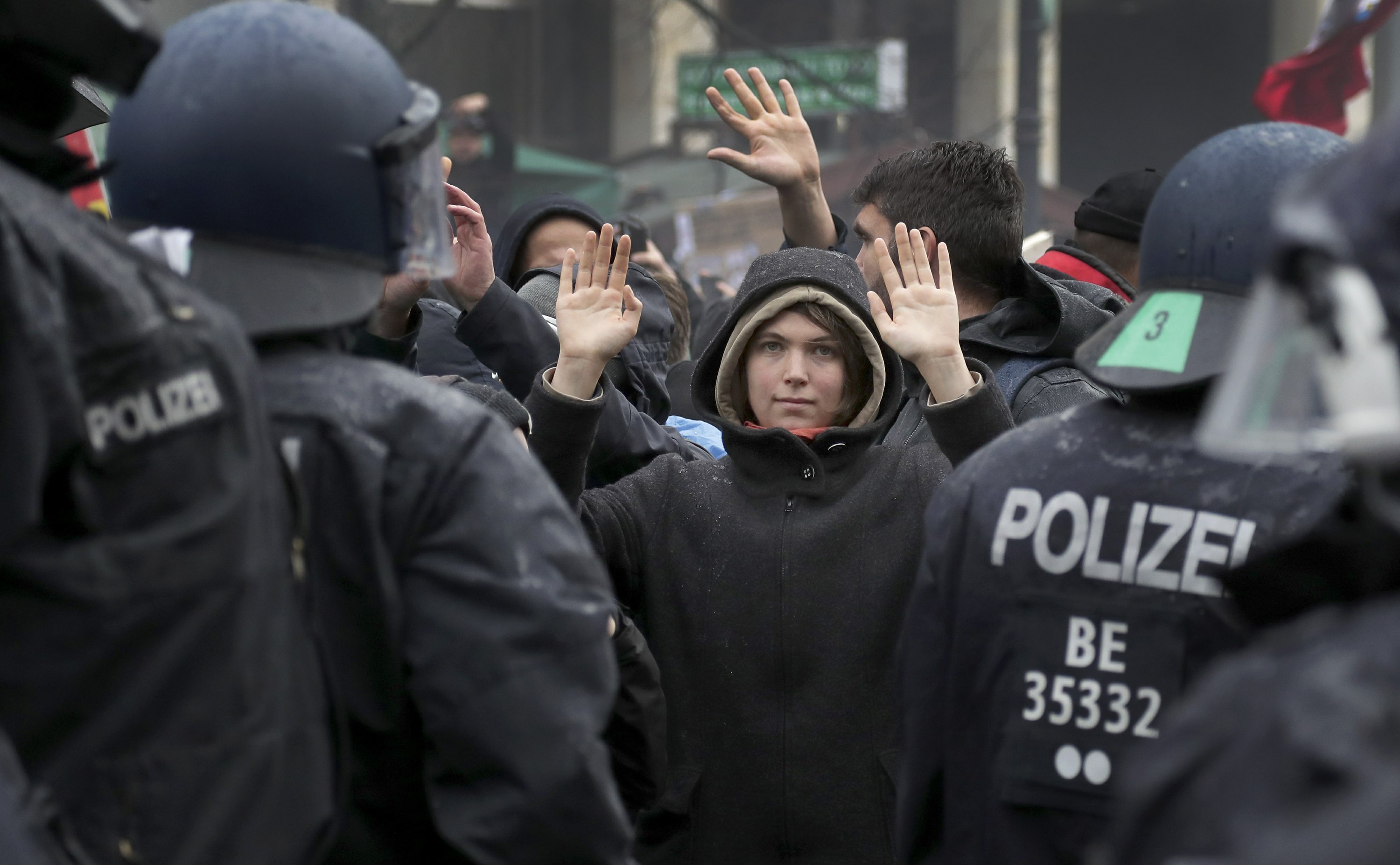 Berlin police forcefully disperse protest over virus rules