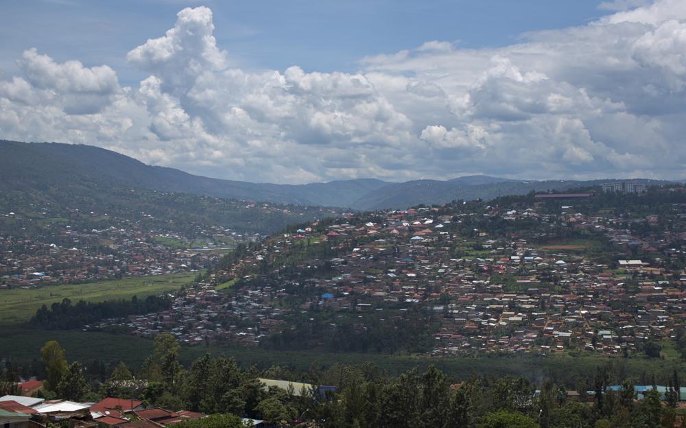 FILE - The Rwandan capital of Kigali is seen from one of the overlooking hills on April 6, 2014. Expectations are high in Rwanda as the East African nation prepares to host the Commonwealth Heads of Government Summit in June 2022. (AP Photo/Ben Curtis, File)