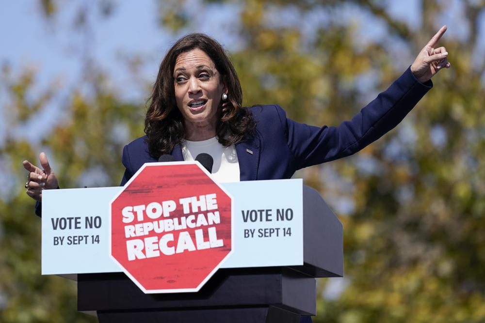 Kamala Harris visita California