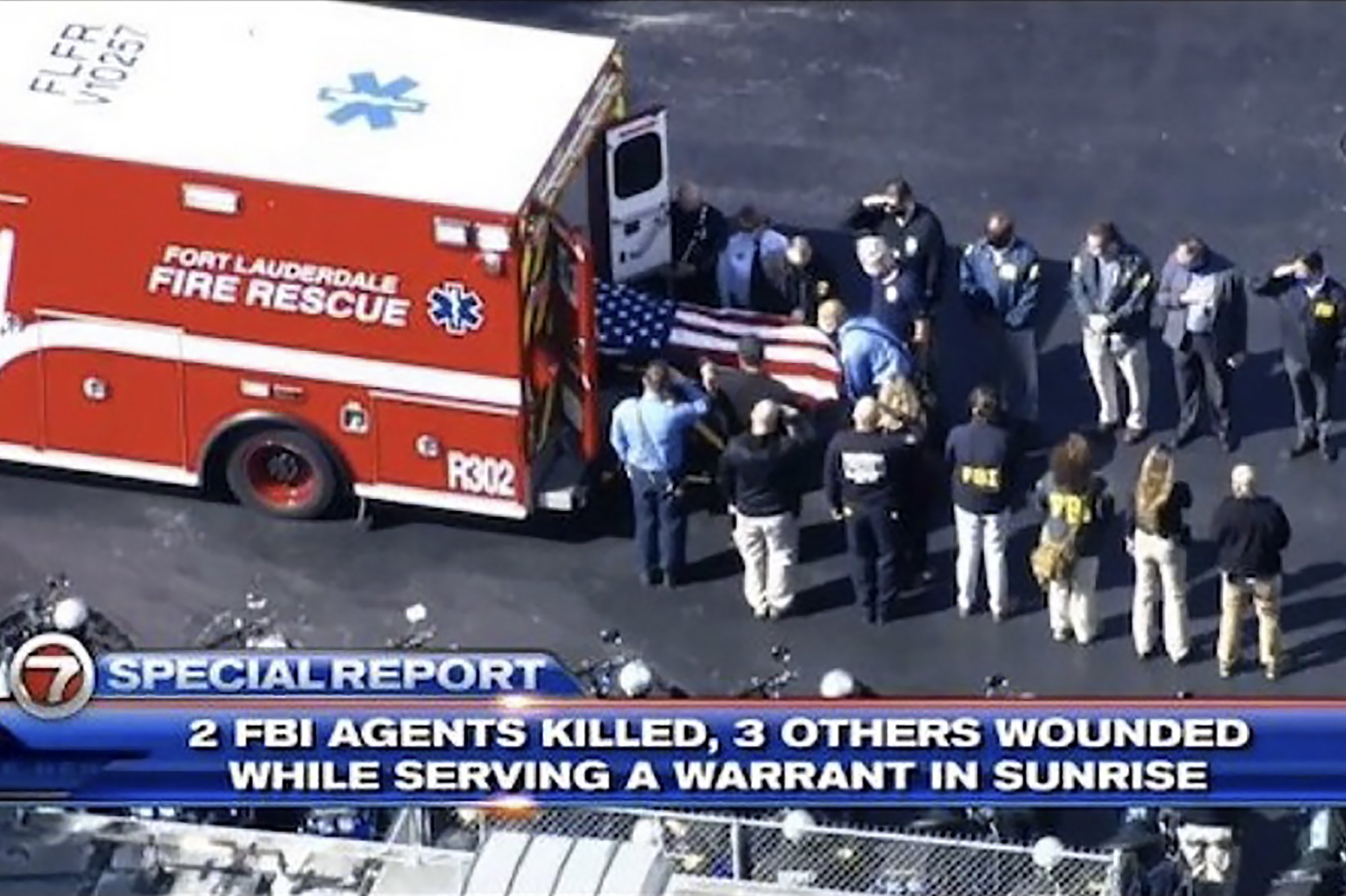 2 agents killed, 3 injured, suspected dead in Florida