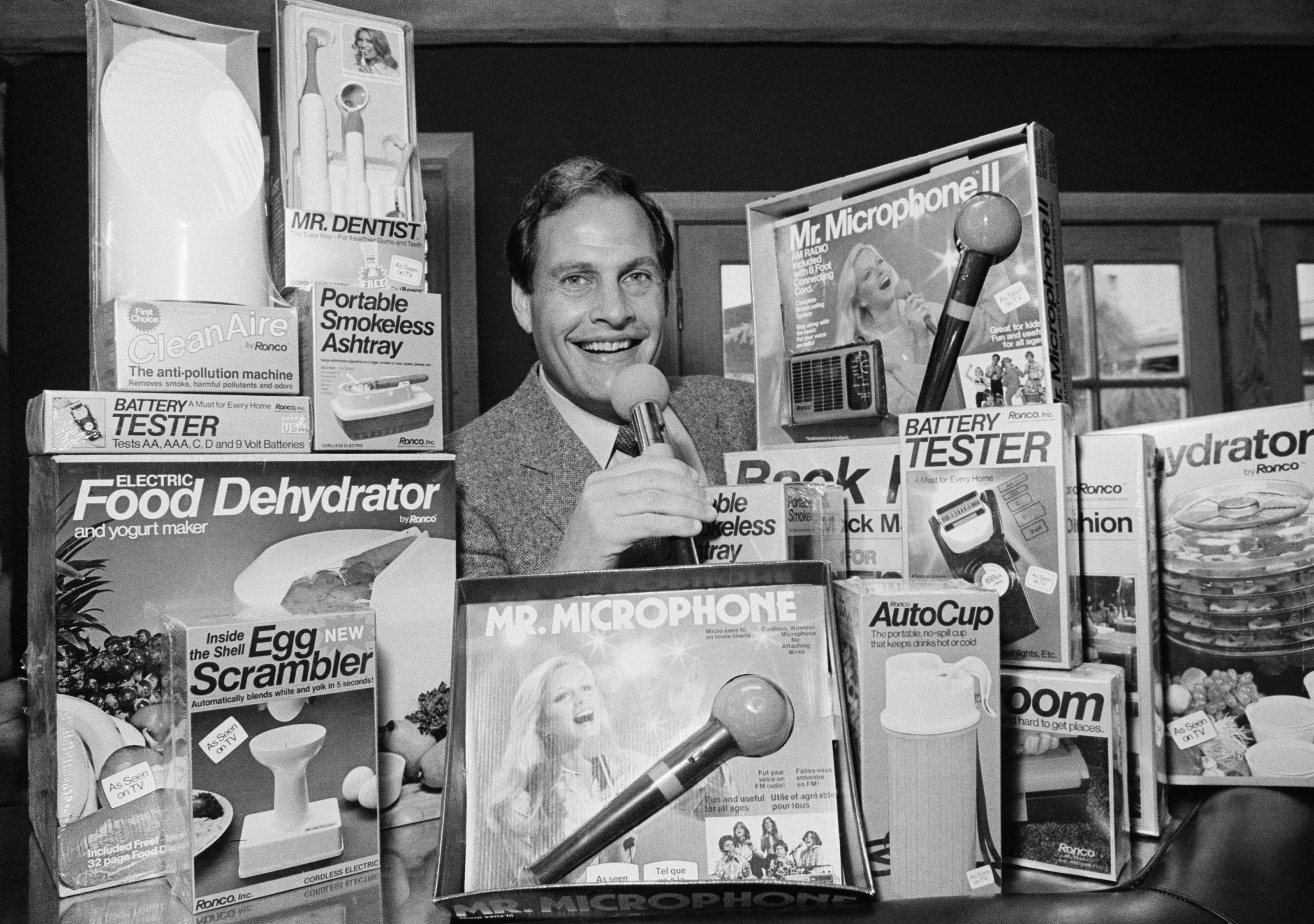 Ron Popeil was the sizzle of American ingenuity, personified