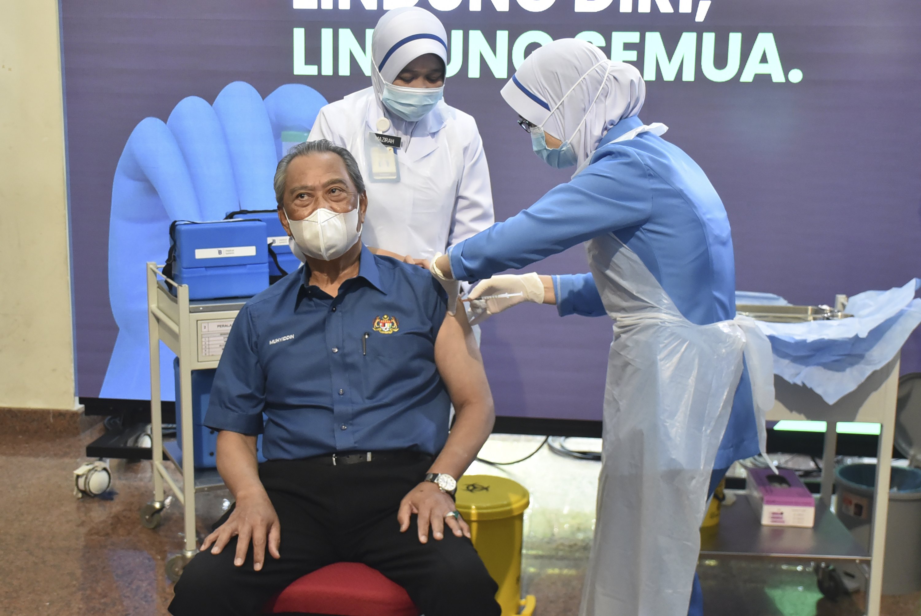 Asian nations receive first shots