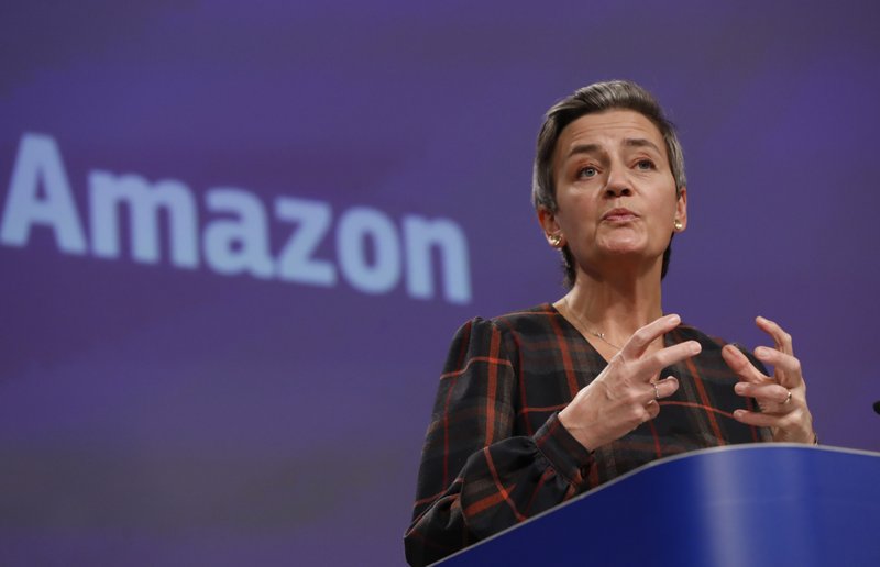 EU files antitrust charges against Amazon over use of data