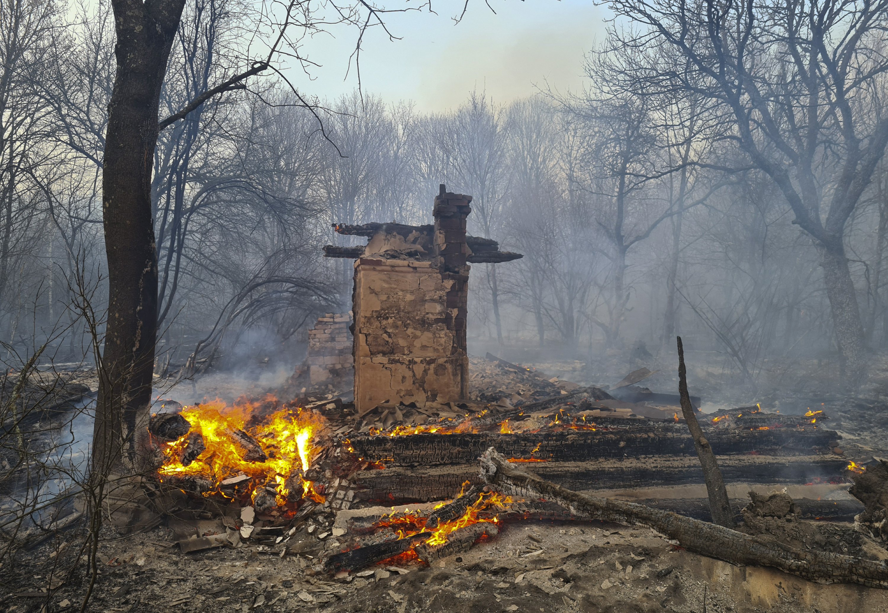 Пожар радиация