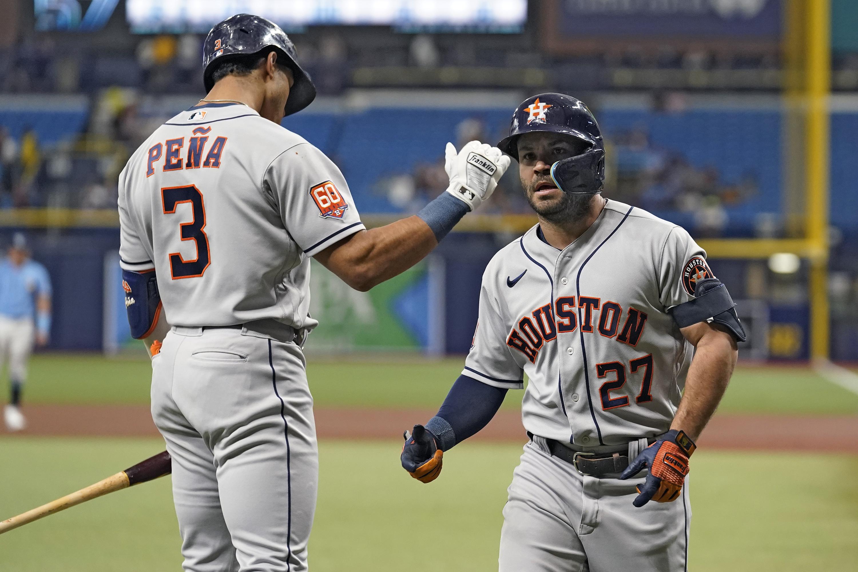 Altuve Hits HR Astros Beat Rays To Clinch AL West Title AP News