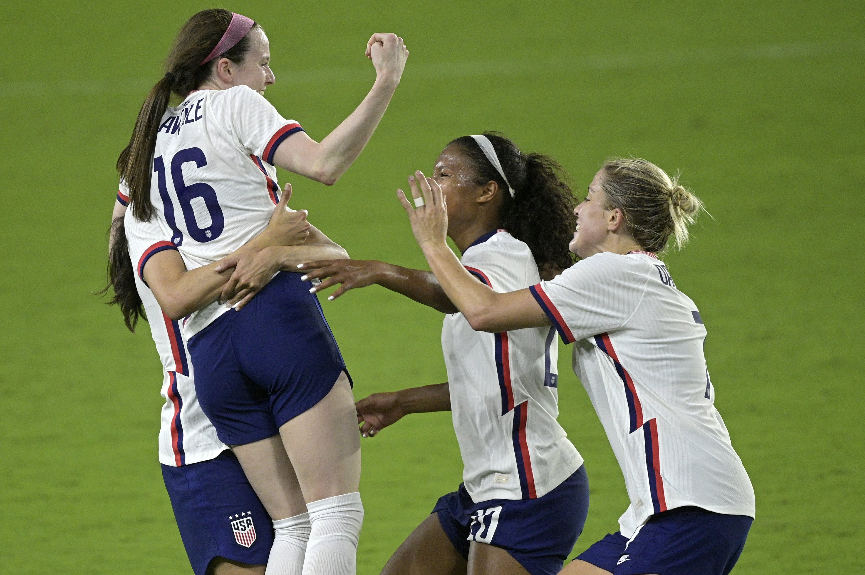 (AP) — Rose Lavelle scored in the 79th minute to give the United States a