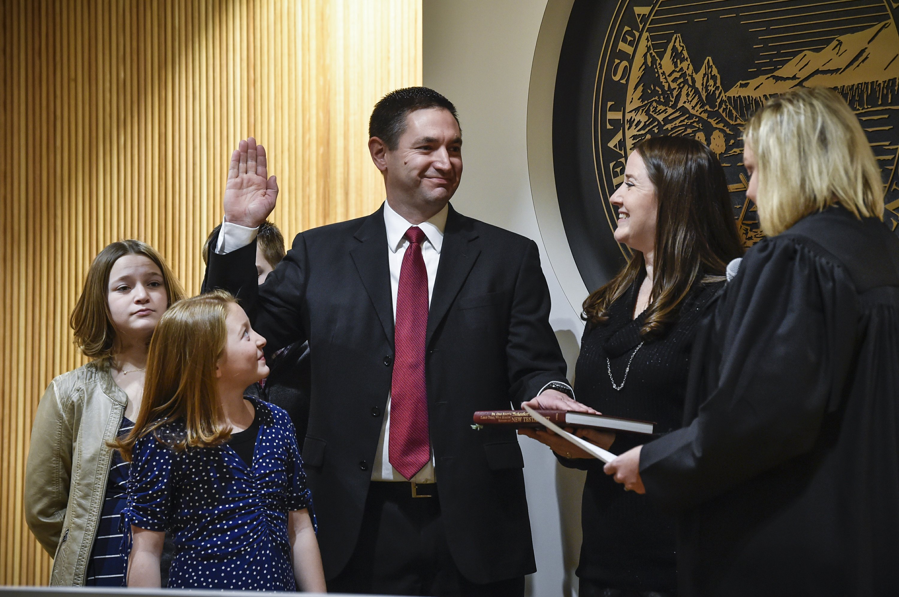 Greg Gianforte sworn in as Montana's 25th governor AP News