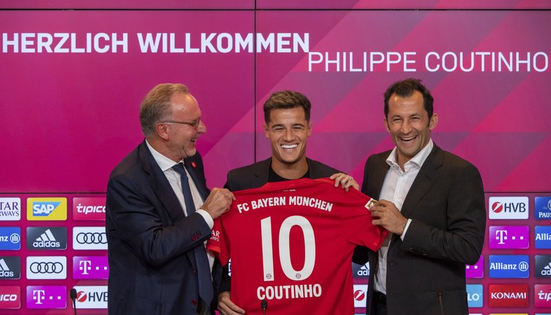 coutinho bayern munich jersey