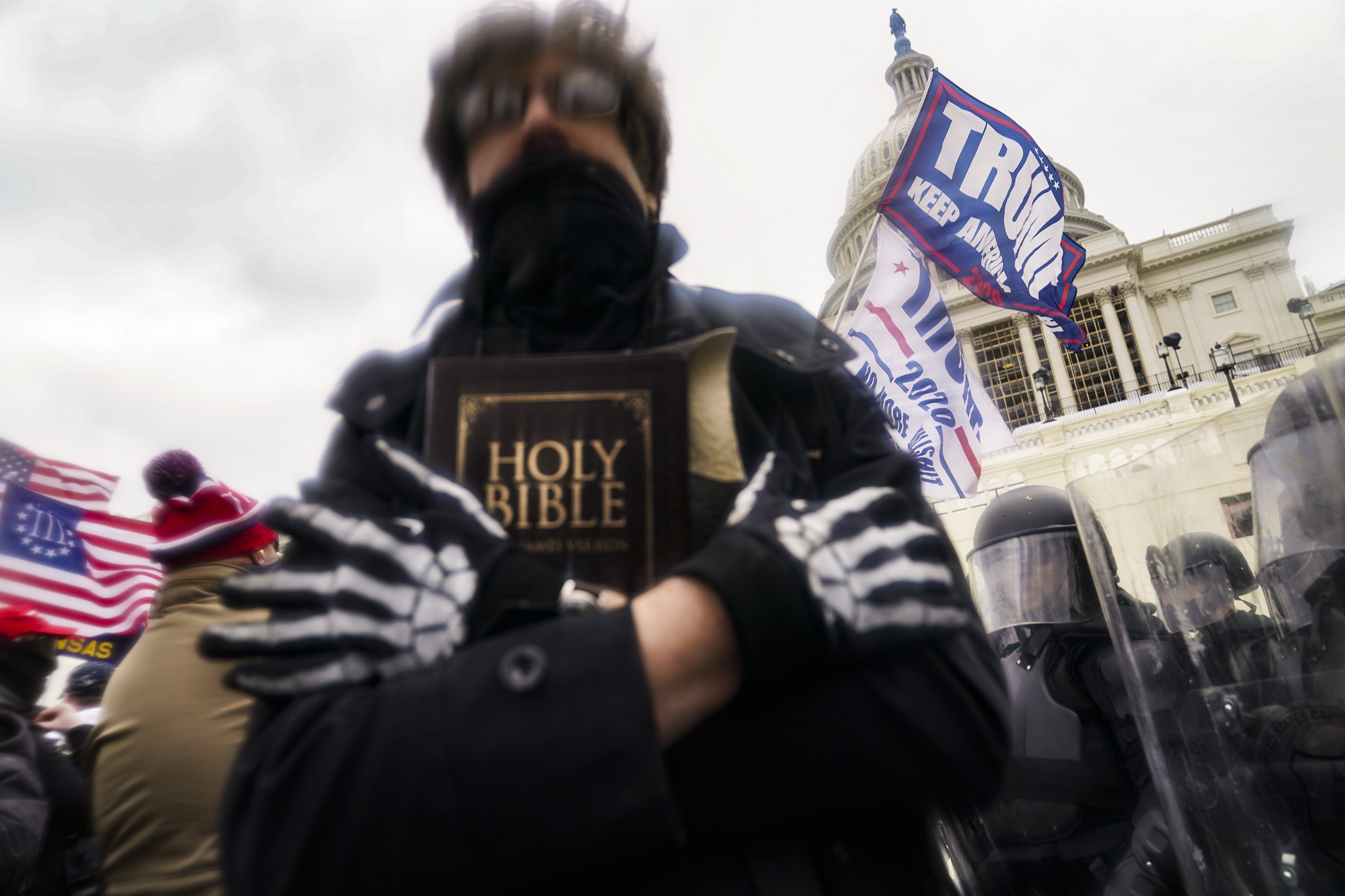 Christianity on display at Capitol riot raises new debate