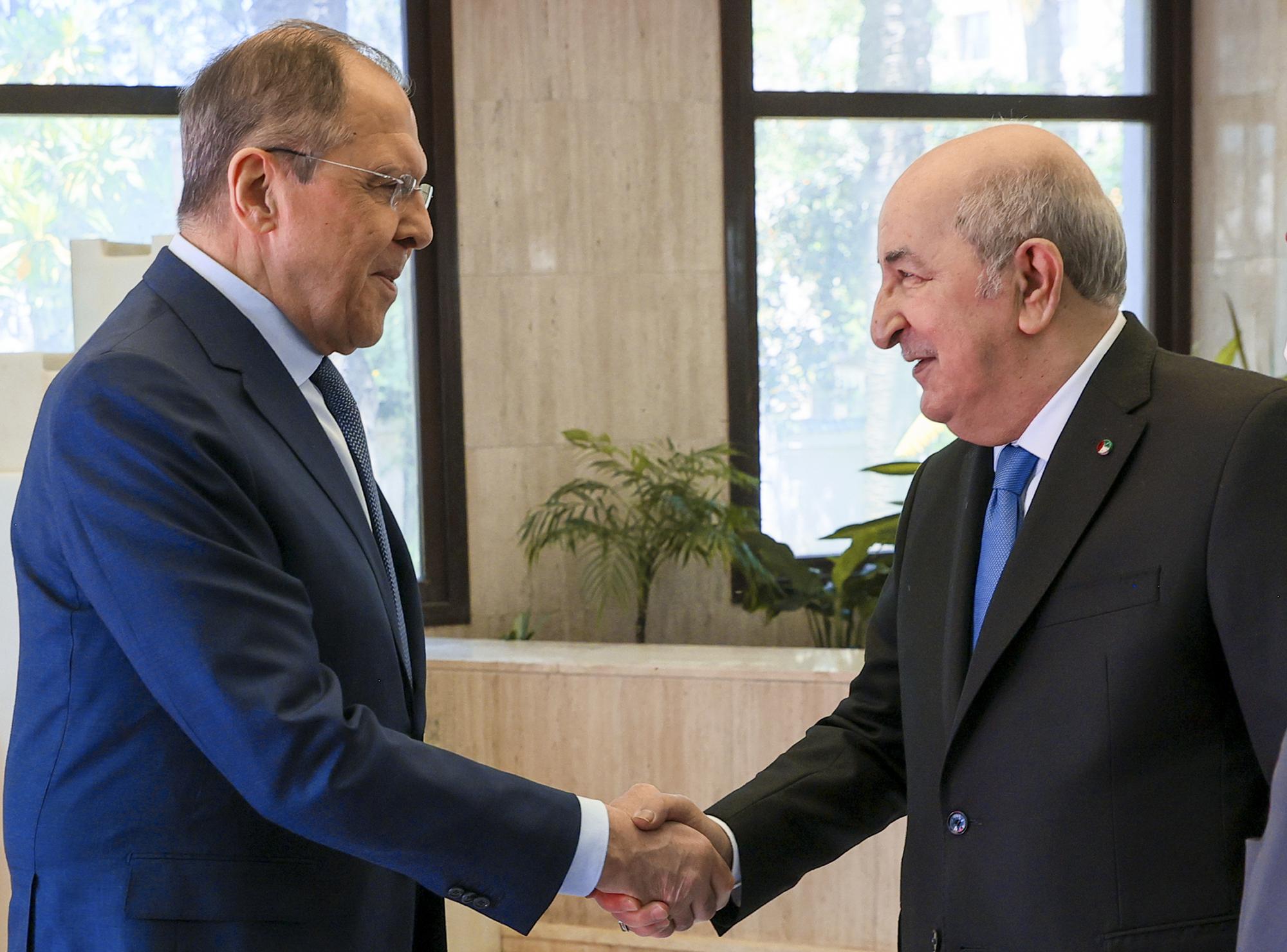 Russia's FM Lavrov meets Algeria leader to deepen thick ties | AP News