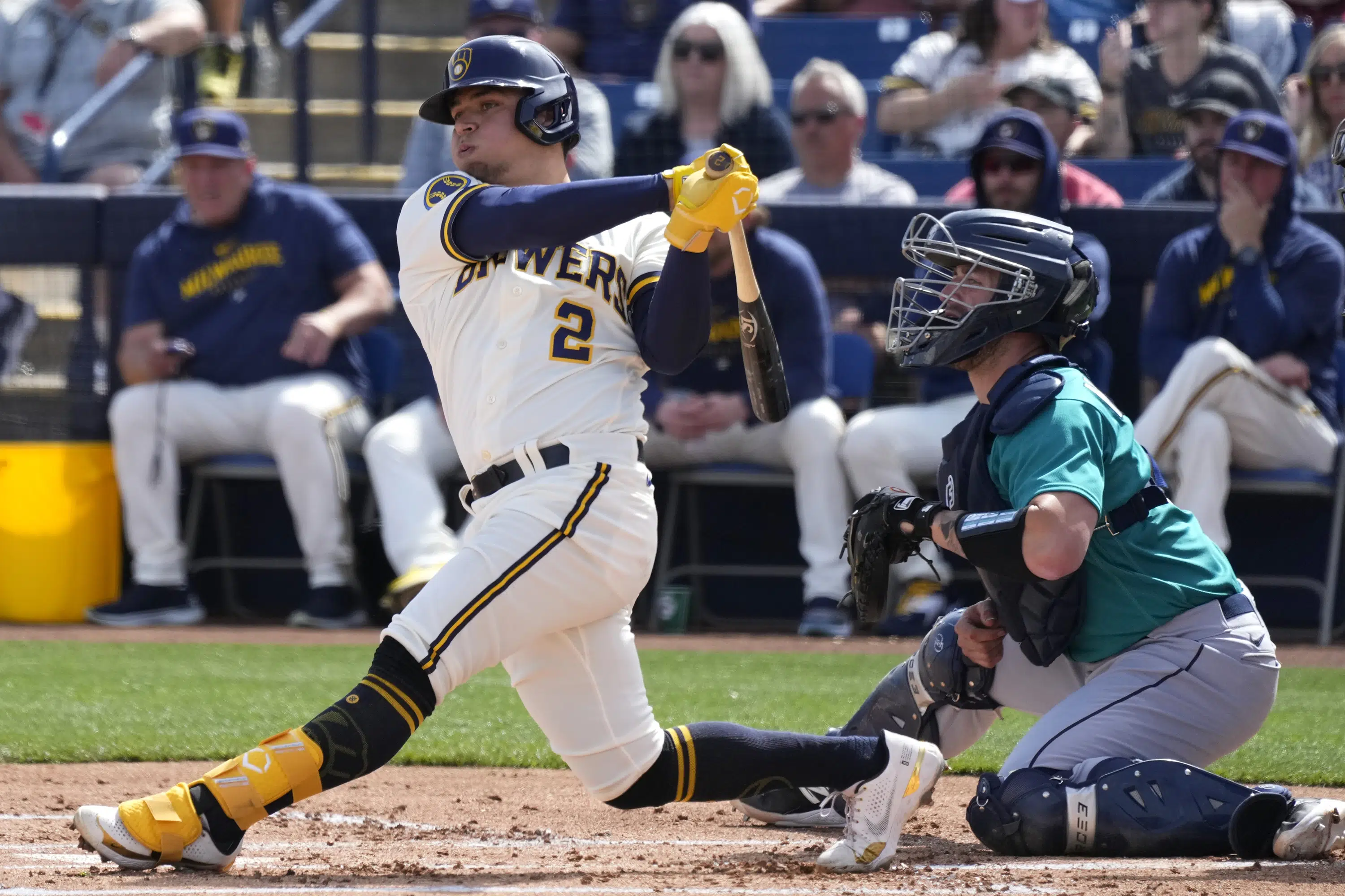 Milw Brewers Infielder LUIS URIAS Signed 16x20 Photo #1 AUTO - JSA -SALE -  SALE