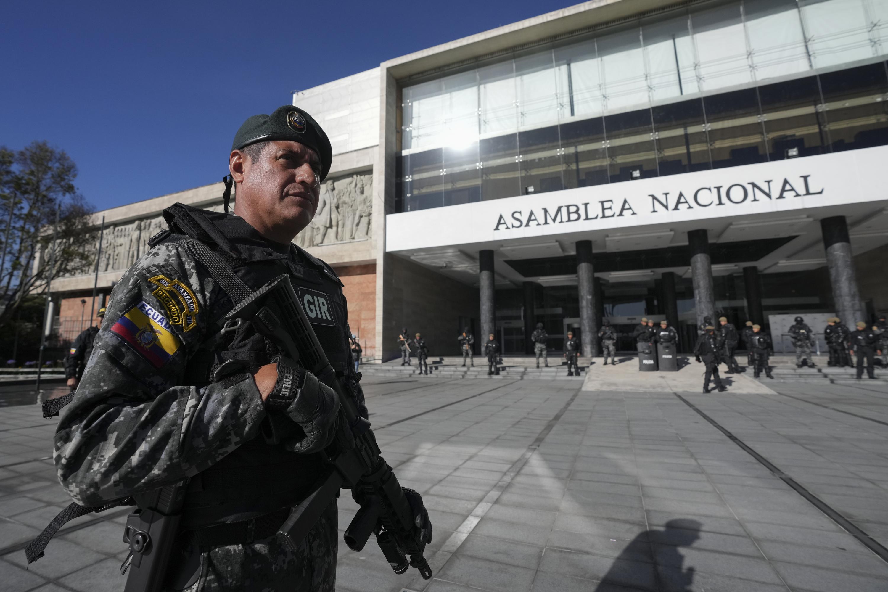 Ecuador legislature unseats leader close to President Guillermo Lasso