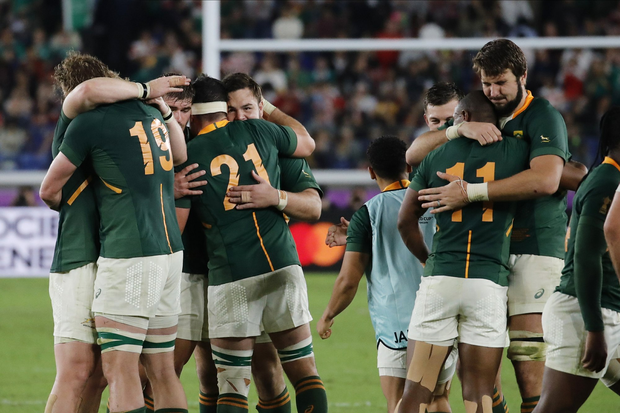 Springboks Eke Out 19 16 Win Over Wales Reach Rwc Final