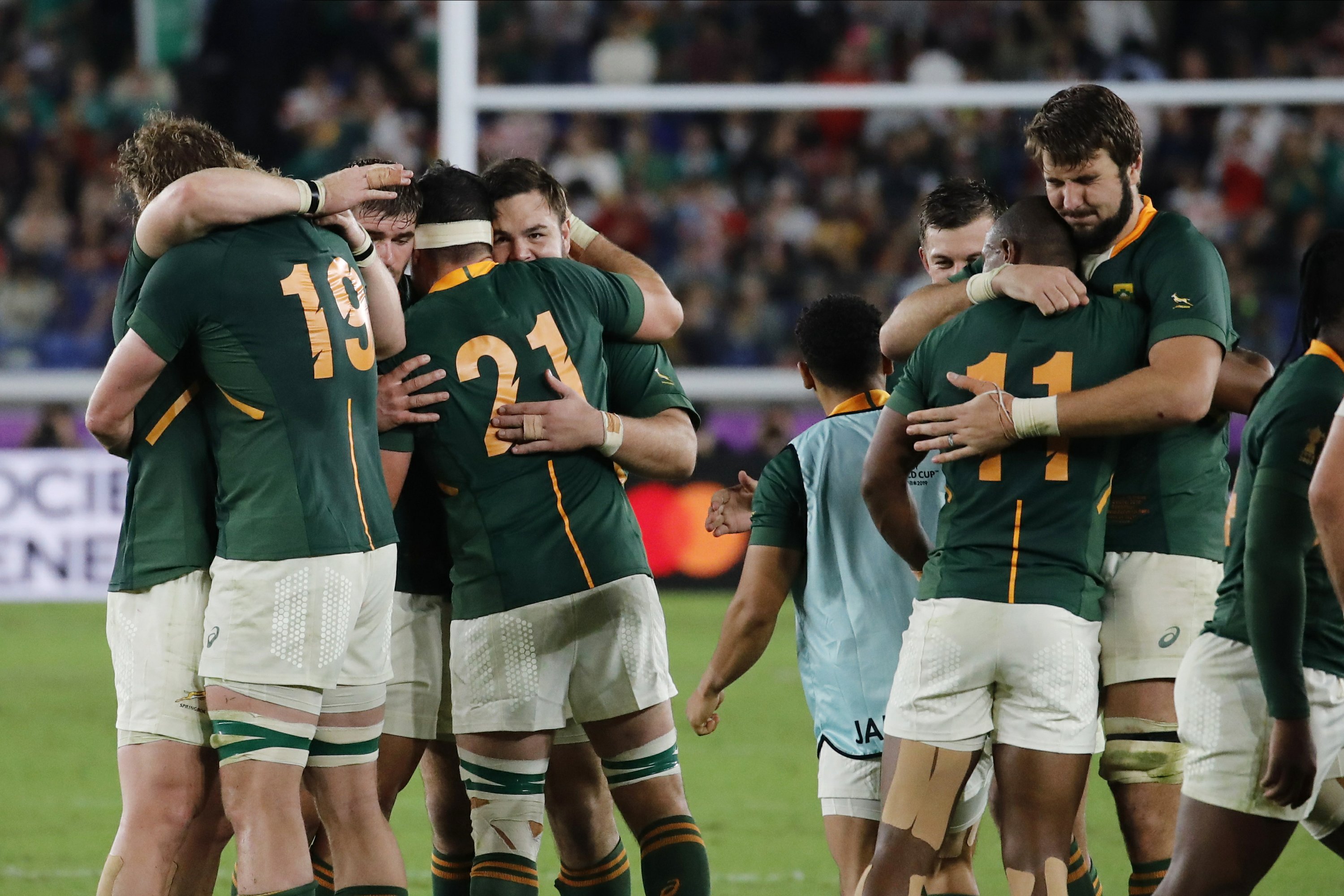 Springboks Eke Out 19 16 Win Over Wales Reach Rwc Final