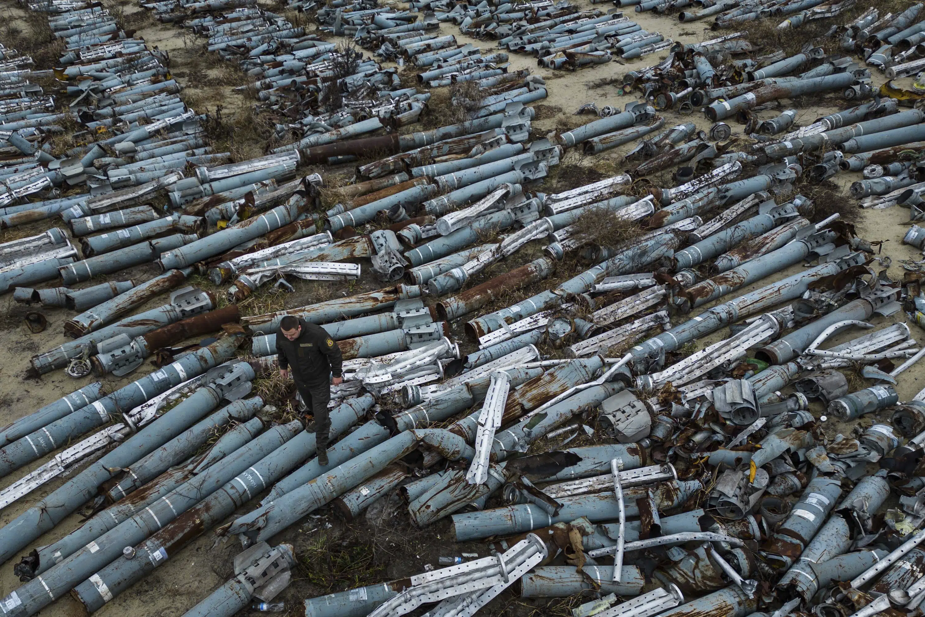 The peculiar Russian missile ‘cemetery’ in eastern Ukraine