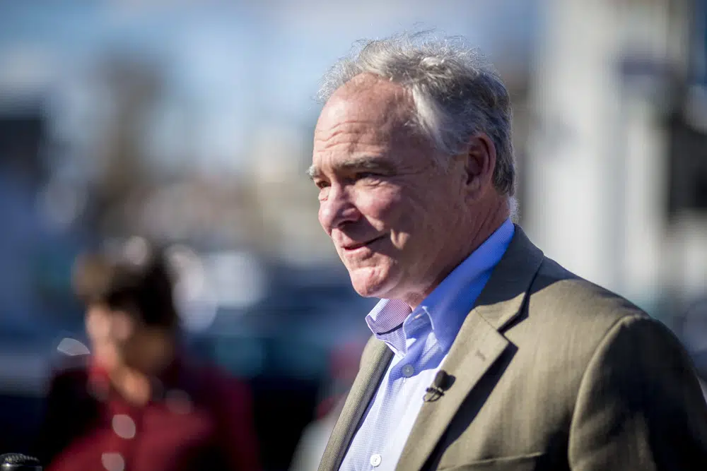 Democratic Sen. Tim Kaine of Virginia to seek reelection