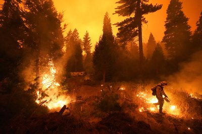 Firefighters battle exhaustion along with wildfire flames | AP News Firefighters battle exhaustion along with wildfire flames | AP News