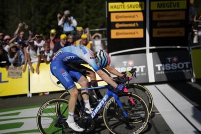 Magnus Cort Nielsen wins Tour de Stage 10 in the Alps | AP News