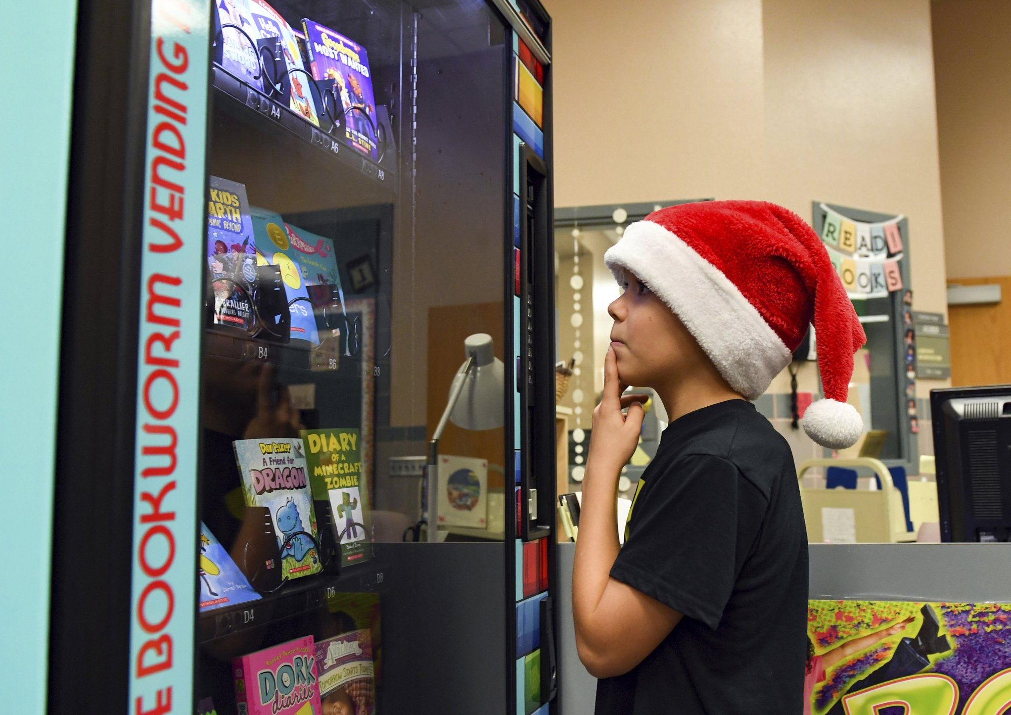 School Uses Book Vending Machine To Get Kids Reading