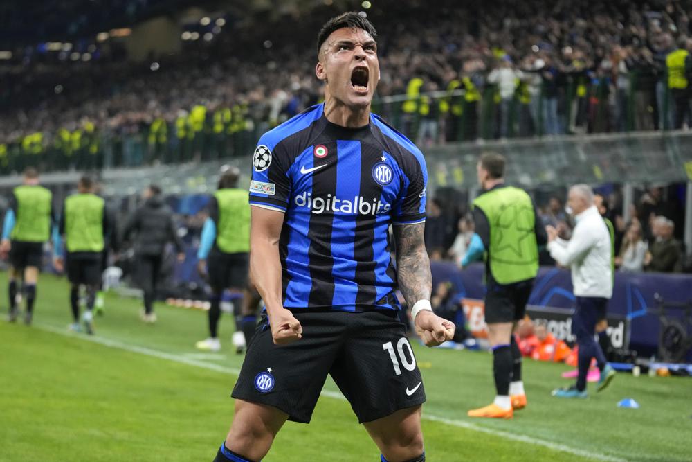 Inter advances past Benfica, sets up Milan semifinal in CL | AP News