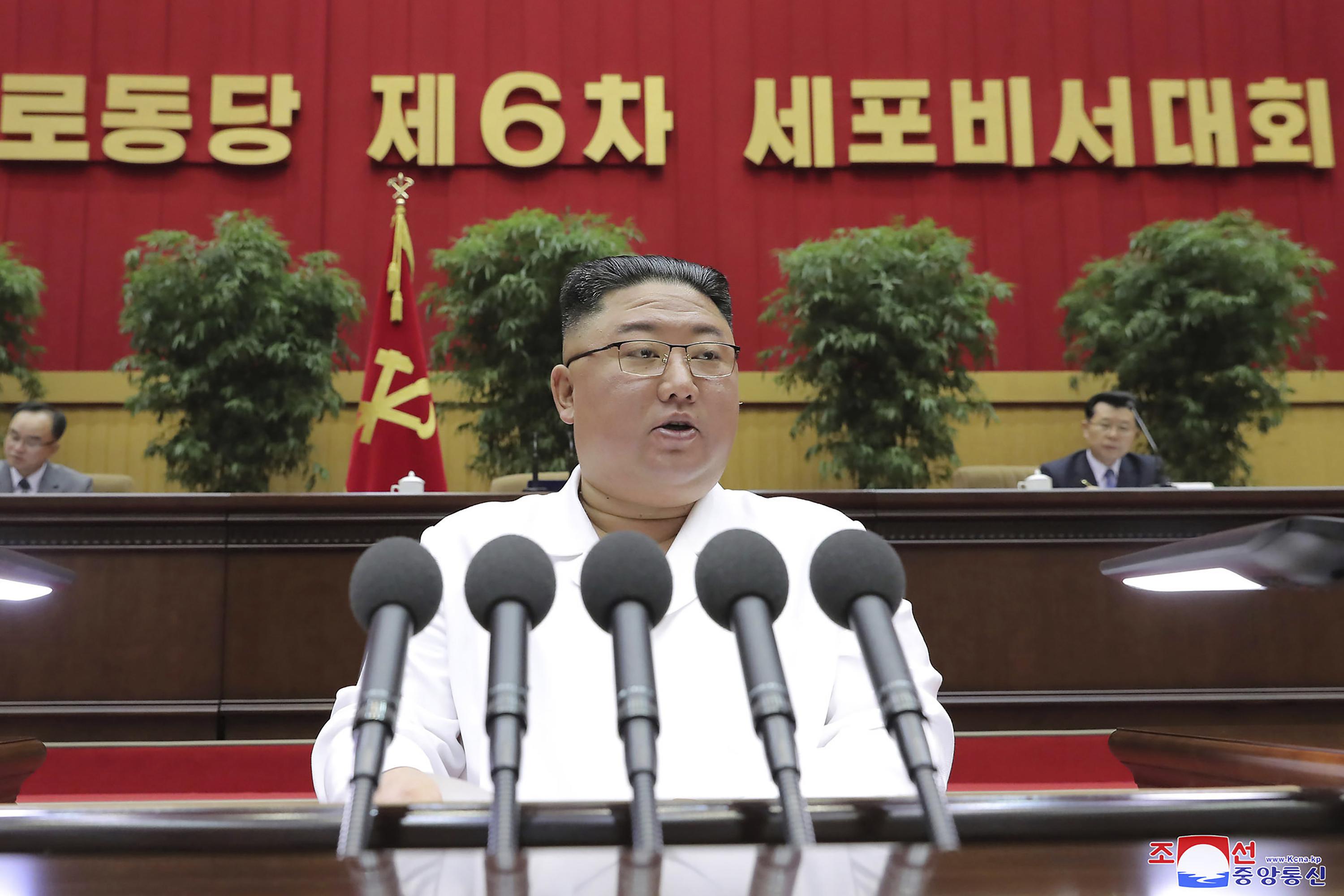 Kim compares North Korea’s economic woes to the famine of the 1990s