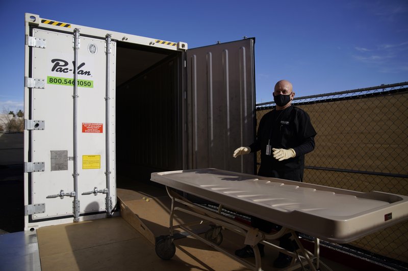 Deaths Force Vegas Area Mortuaries To Use Storage Trailers