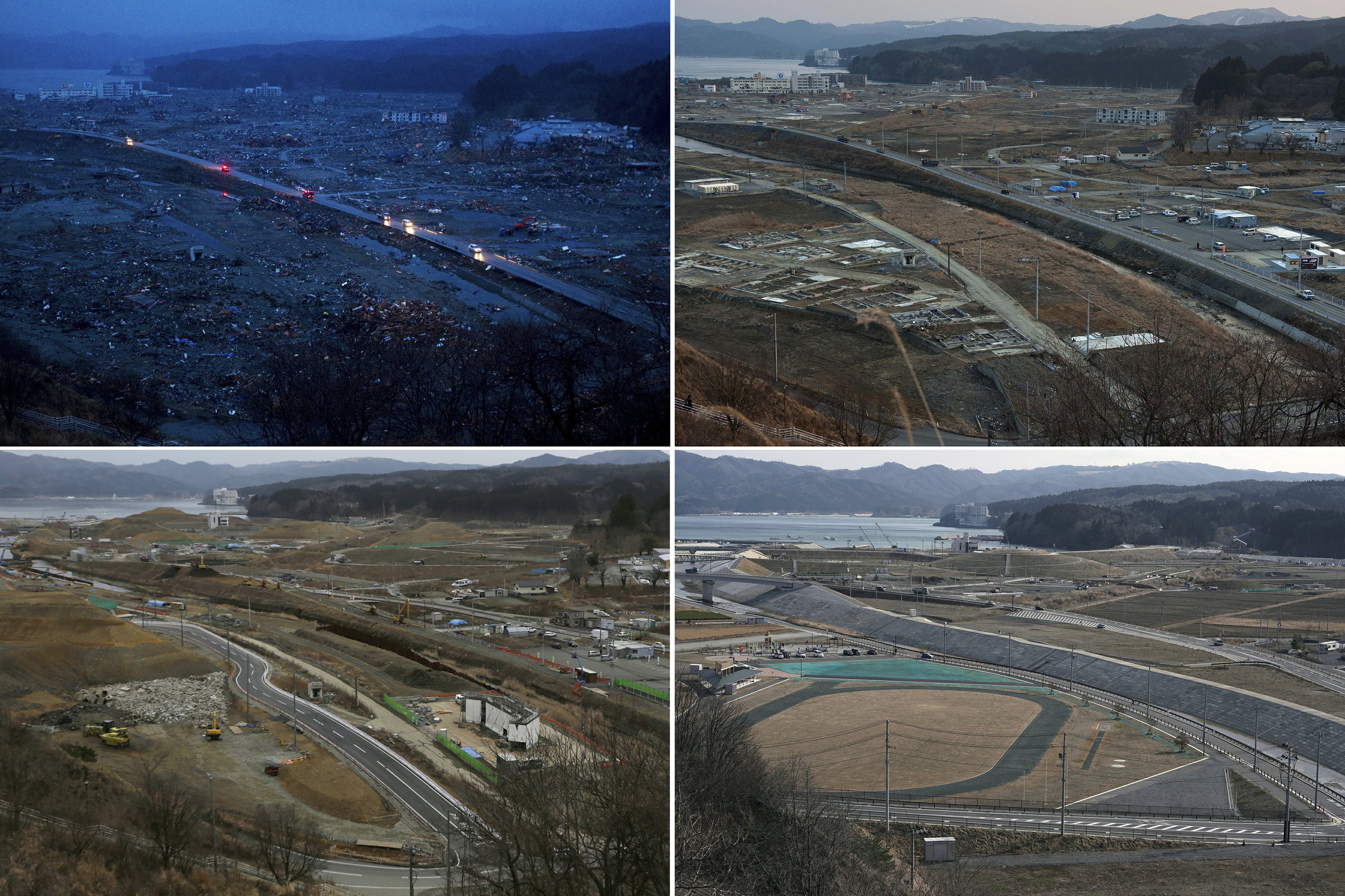 Tsunami scars remain a decade later in Japan