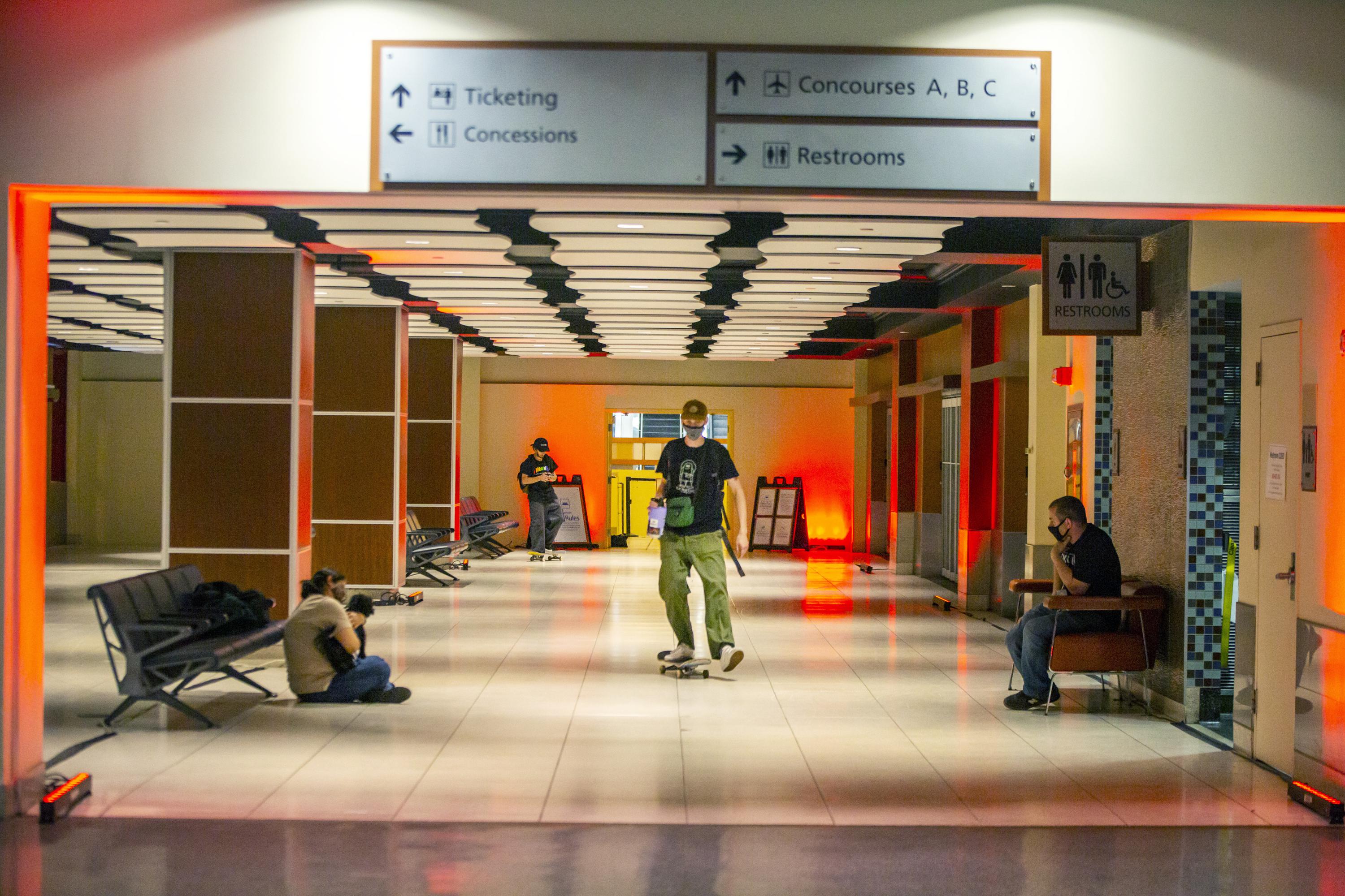 Skateboarders Take Over Old, Empty New Orleans Airport Skate World
