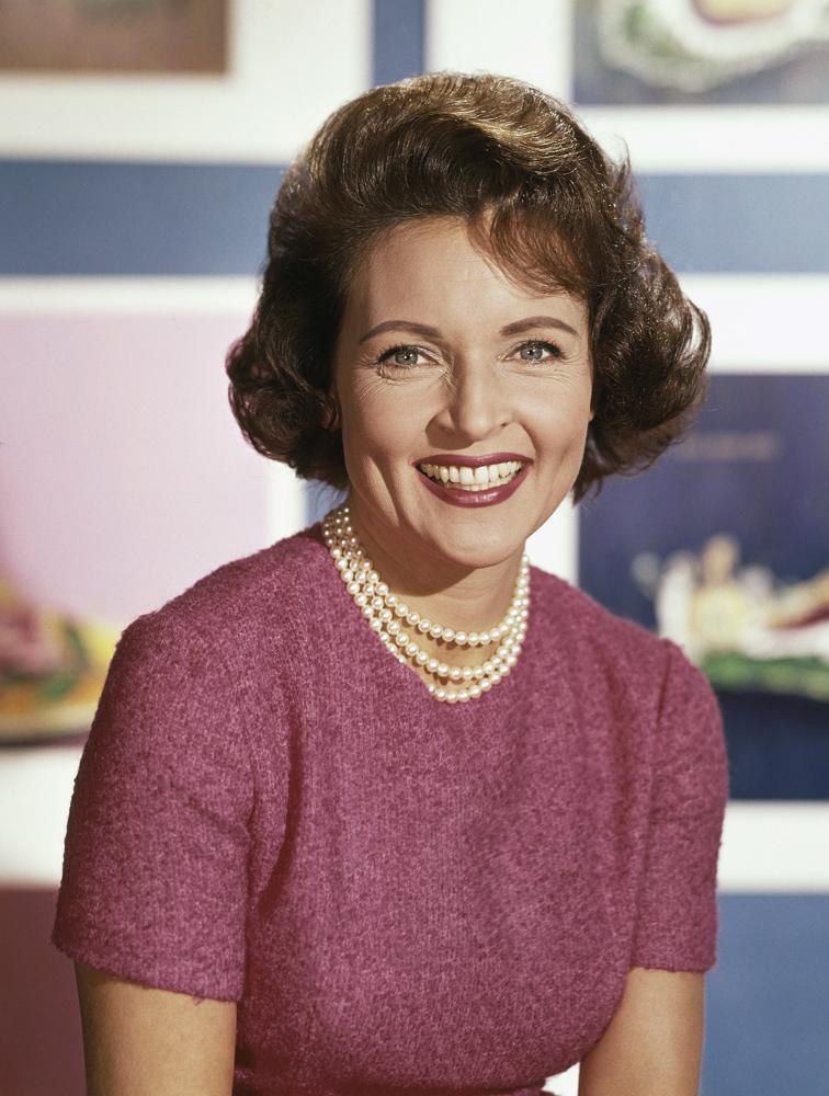 FILE - Actress Betty White in 1965. Betty White, whose saucy, up-for-anything charm made her a television mainstay for more than 60 years, has died. She was 99.   (AP Photo, File)