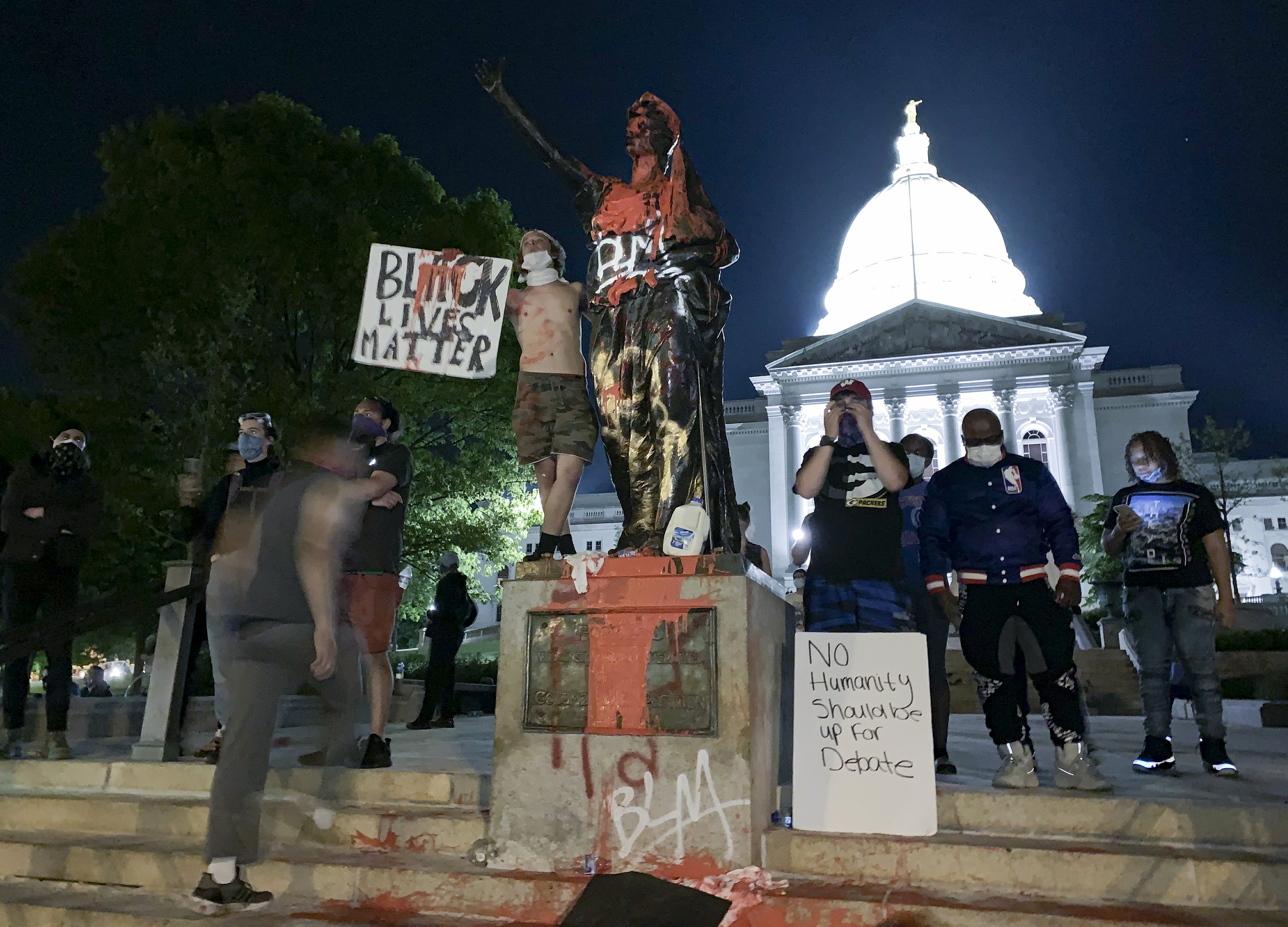 Fourth day of protest in Madison shuts down state highway | AP News