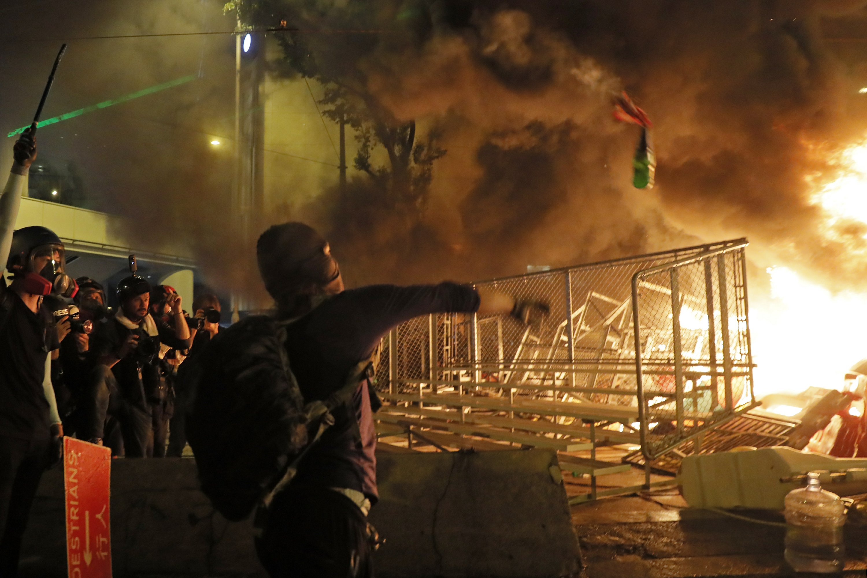 Hong Kong Police Storm Subway With Batons As Protests Rage