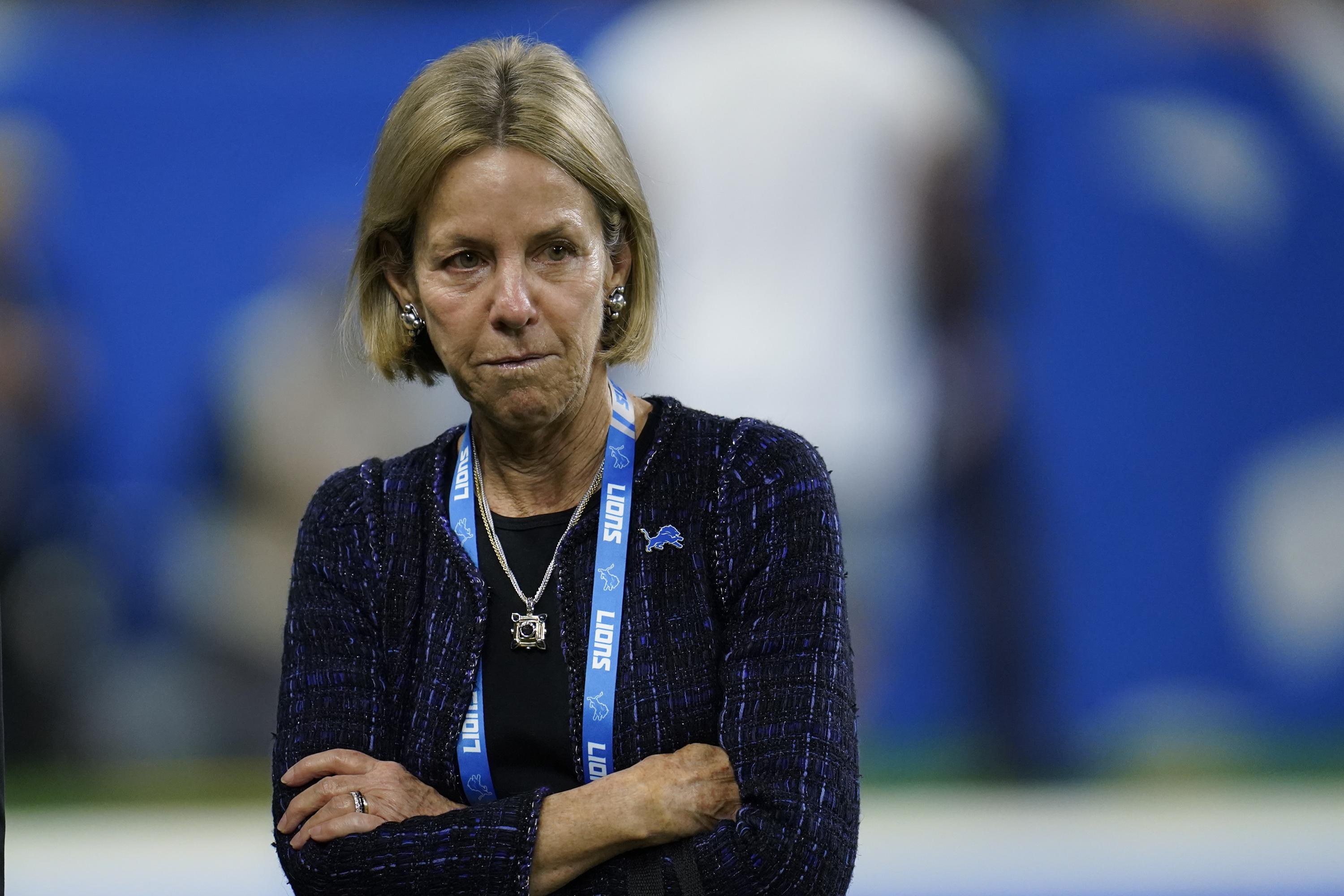 Lions owner says she is still confident in team's leadership | AP News