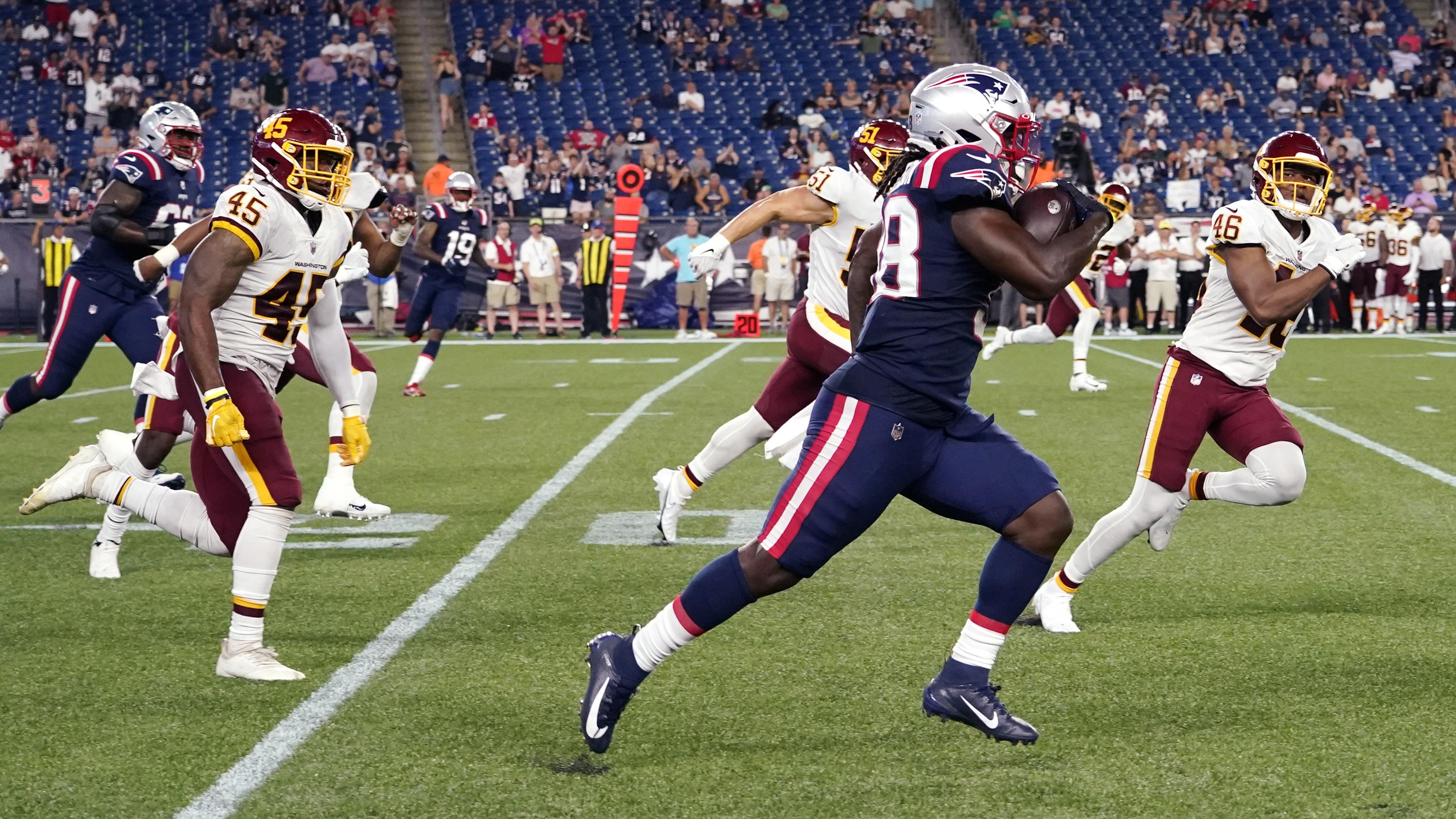 Rookies Stevenson, Jones star as Patriots beat Washington