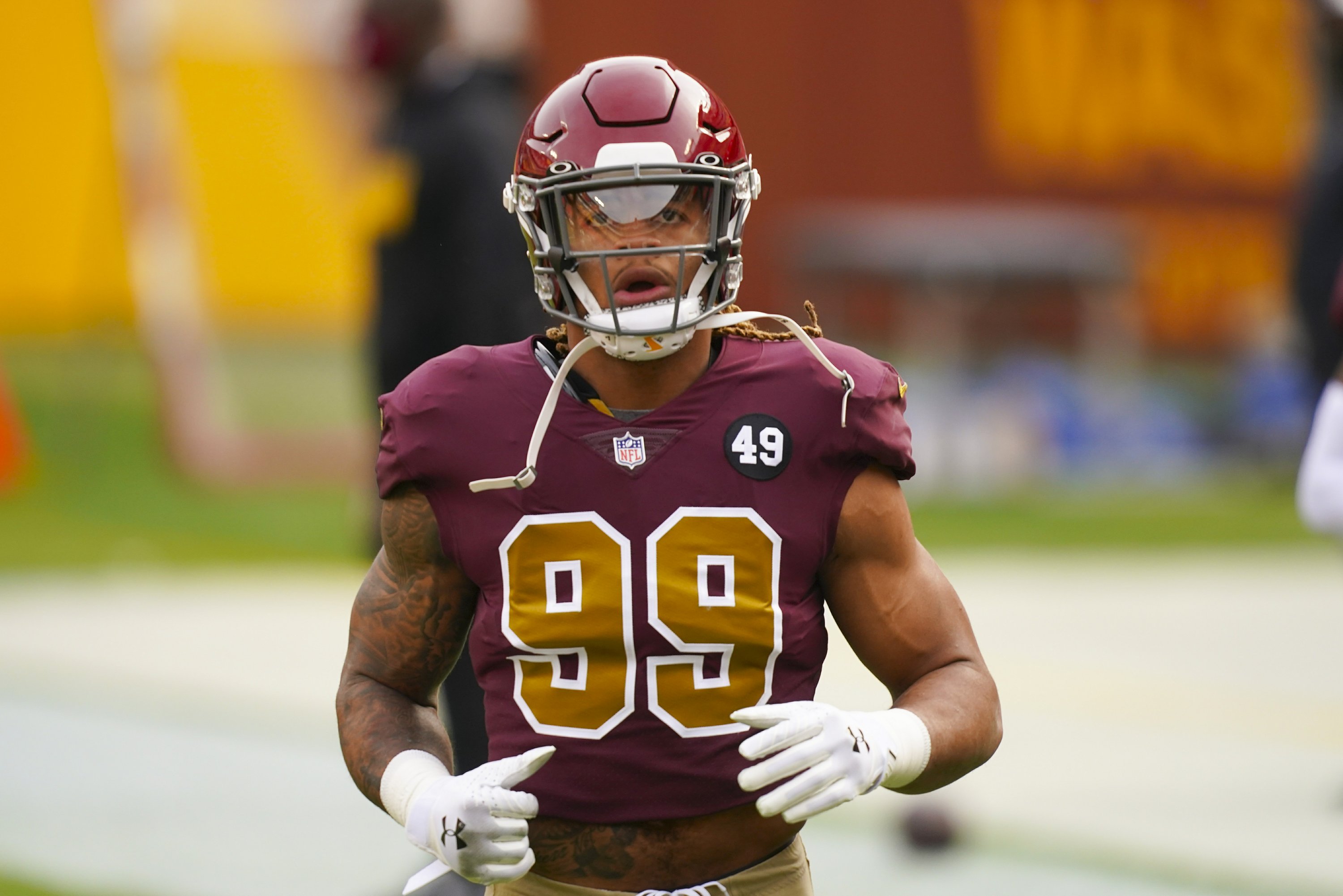 Sack the stats Chase Young starring for Washington defense AP News