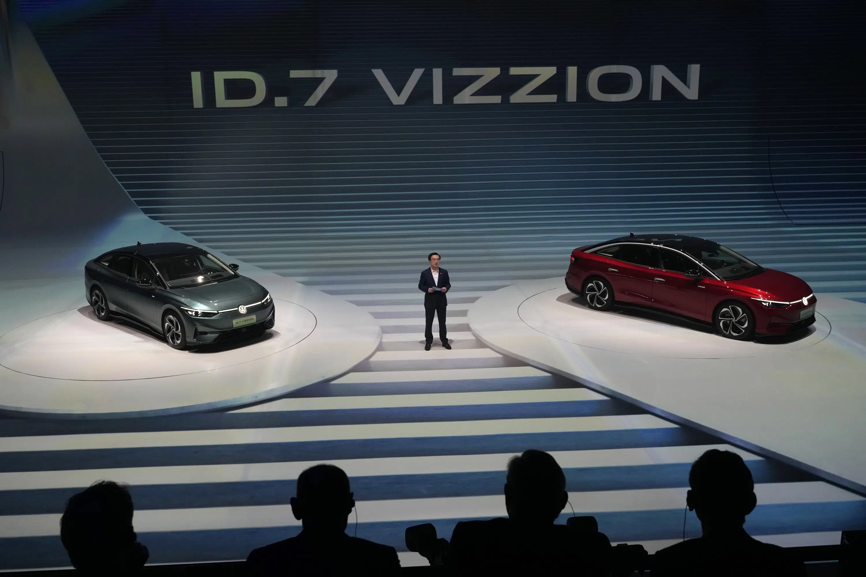 Volkswagen unveils electric luxury sedan at China auto show | AP News image
