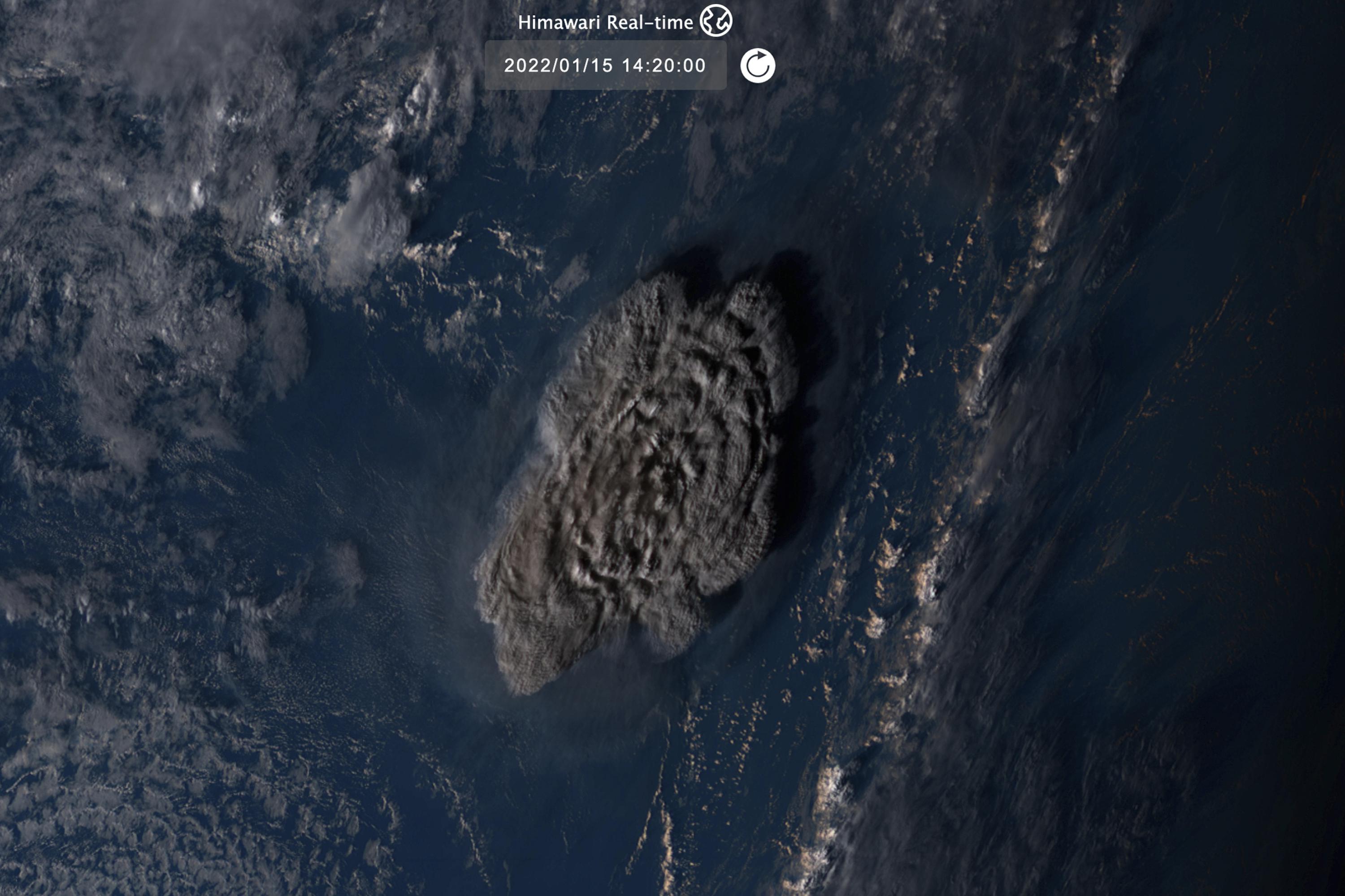 Volcano erupts in Pacific, West Coast under tsunami advisory | AP News - Associated Press