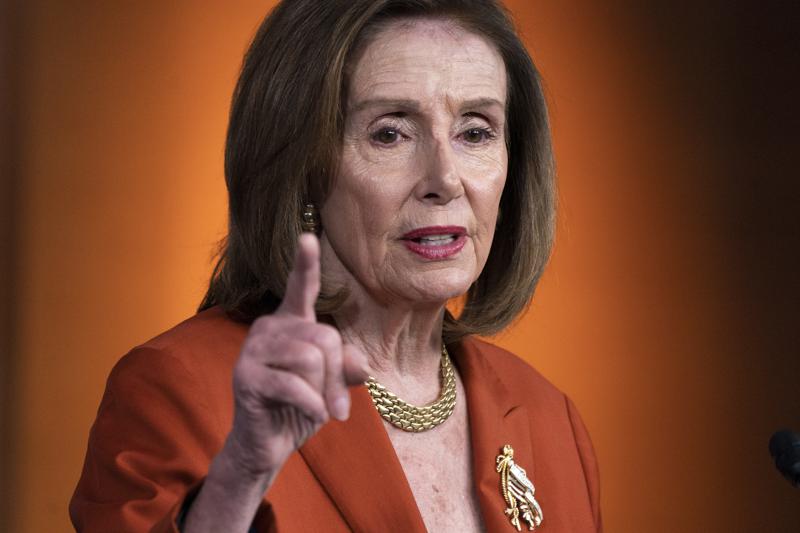 Speaker of the House Nancy Pelosi of Calif., speaks during a news conference, Thursday, June 9, 2022, on Capitol Hill in Washington. (AP Photo/Jacquelyn Martin)