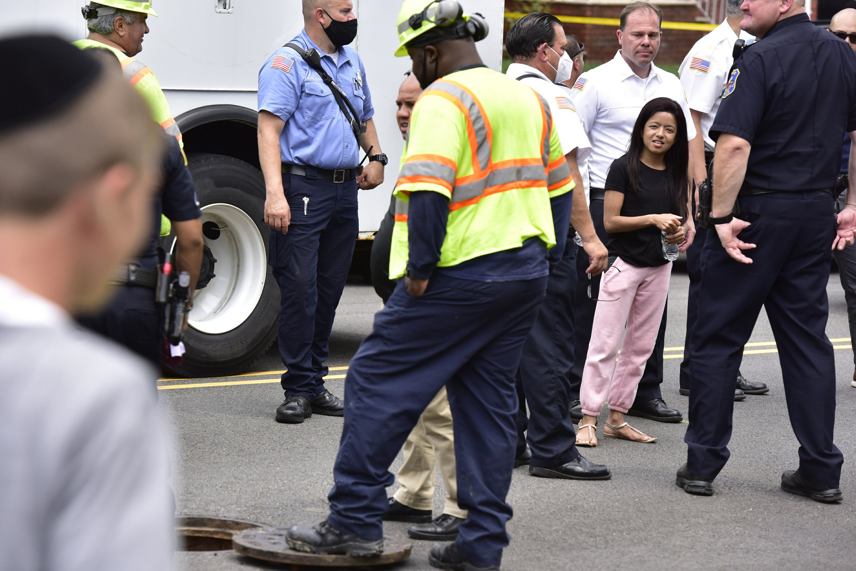 New Jersey woman survives milelong ride through storm drain AP News(01)