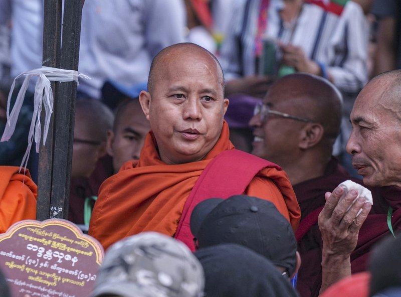 Myanmar Issues Arrest Warrant For Nationalist Buddhist Monk