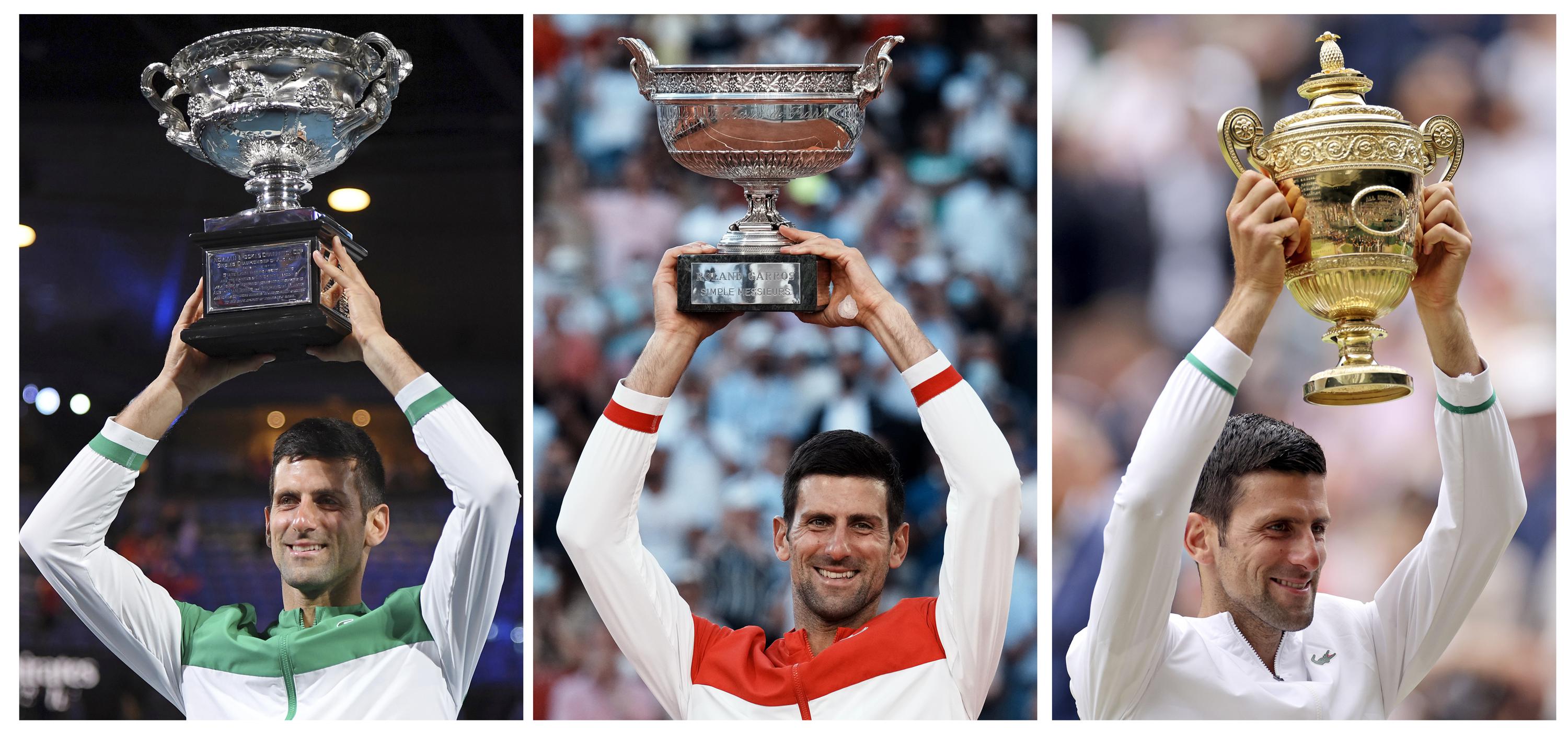 Novak Djokovic's Grand Slam titles, tennis records and stats