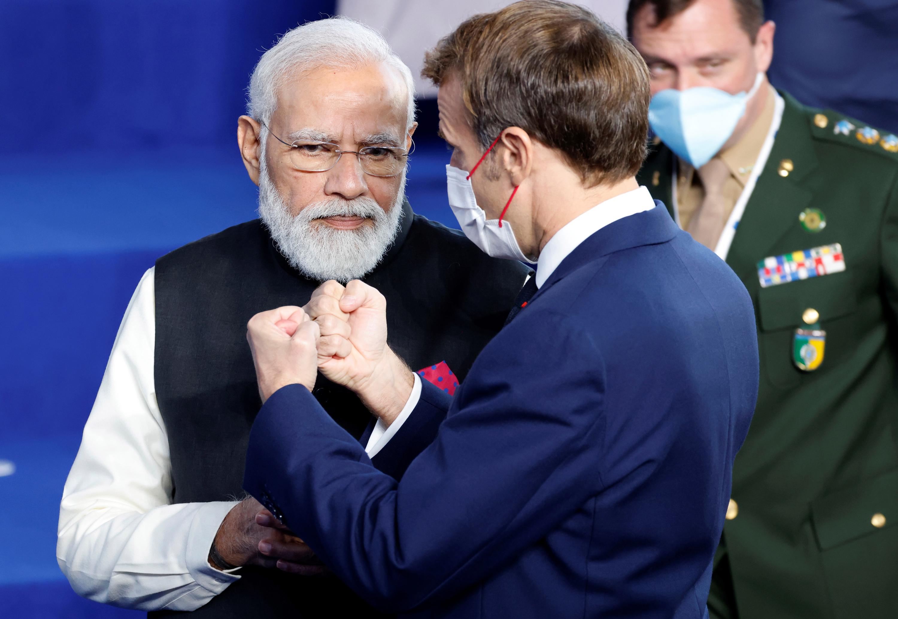 The Latest: France, India agree to boost Indo-Pacific ties
