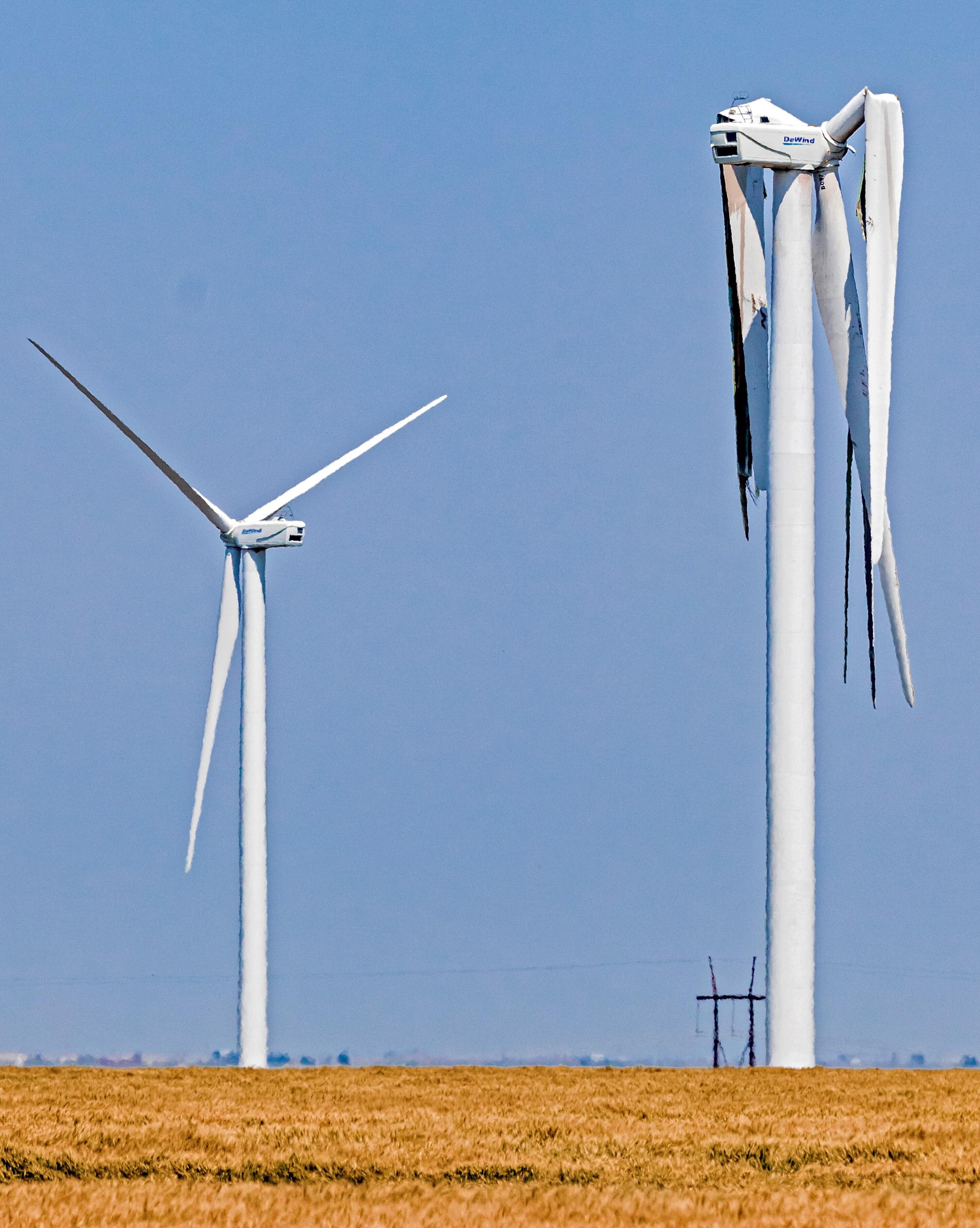 Dilapidated Panhandle wind farm towers to be cleaned up AP News
