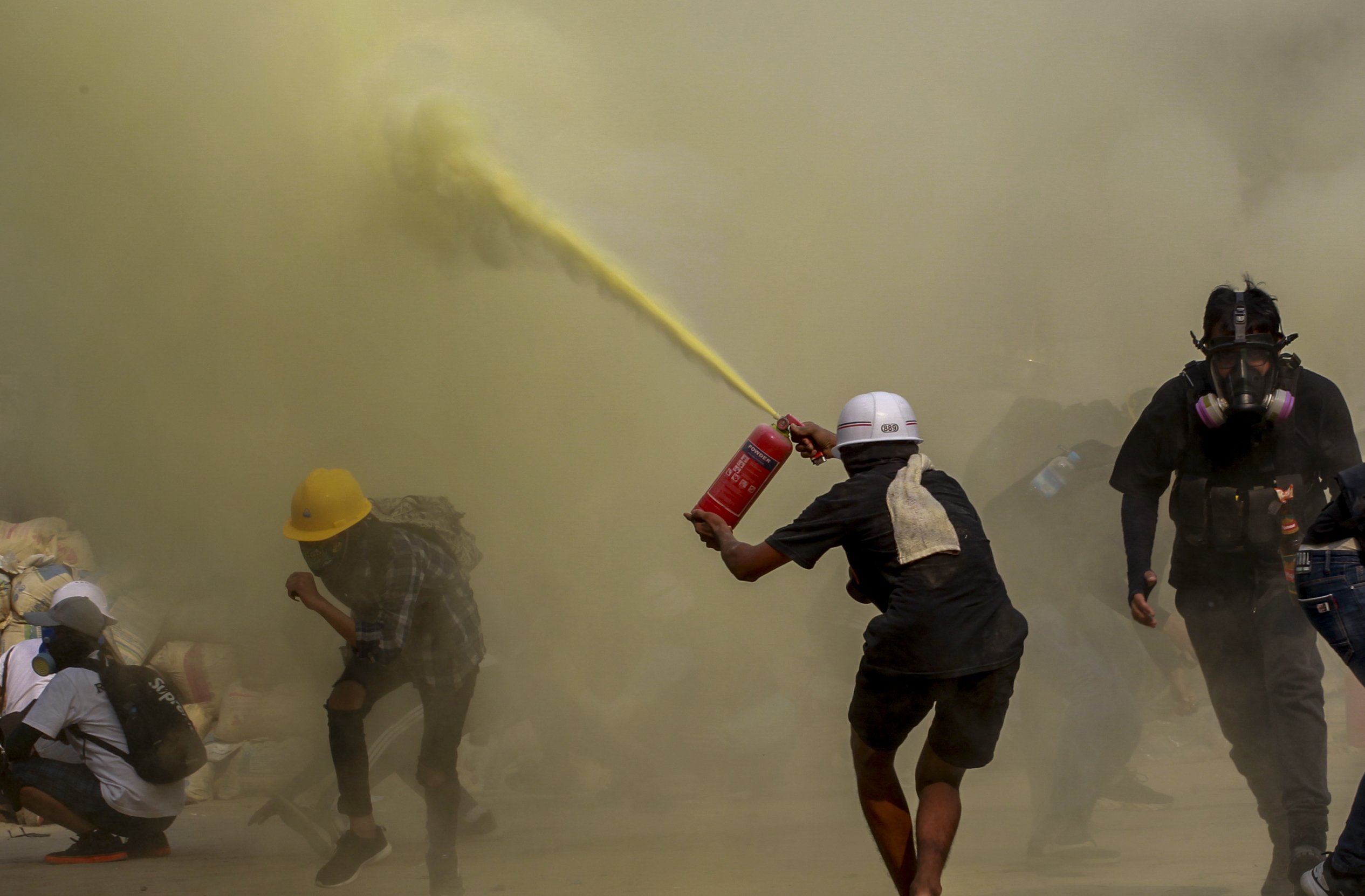 Protesters in Myanmar struggle amid violent repression