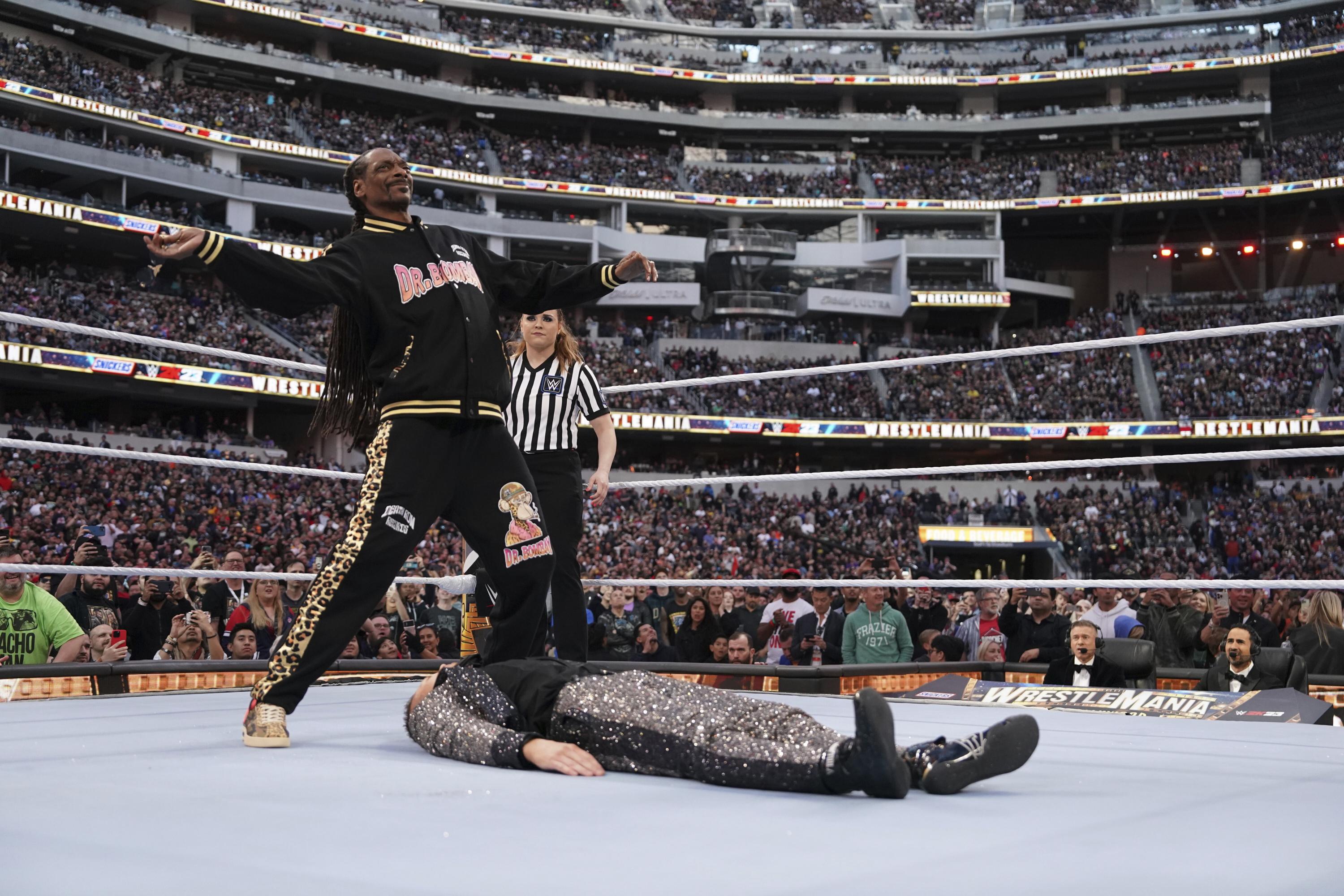 Bad Bunny Appears At WWE WrestleMania 39